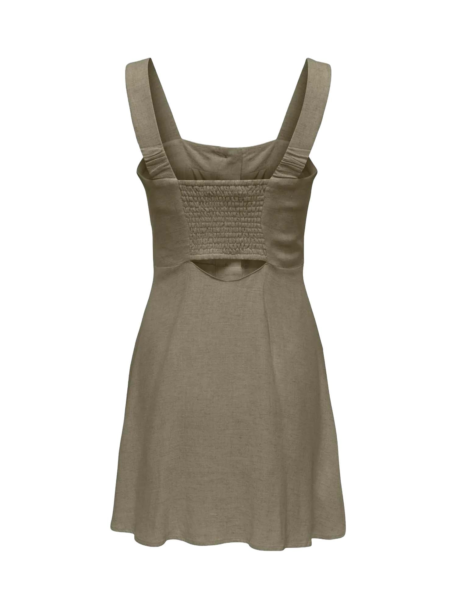 Only Abito Siesta Linen Verde