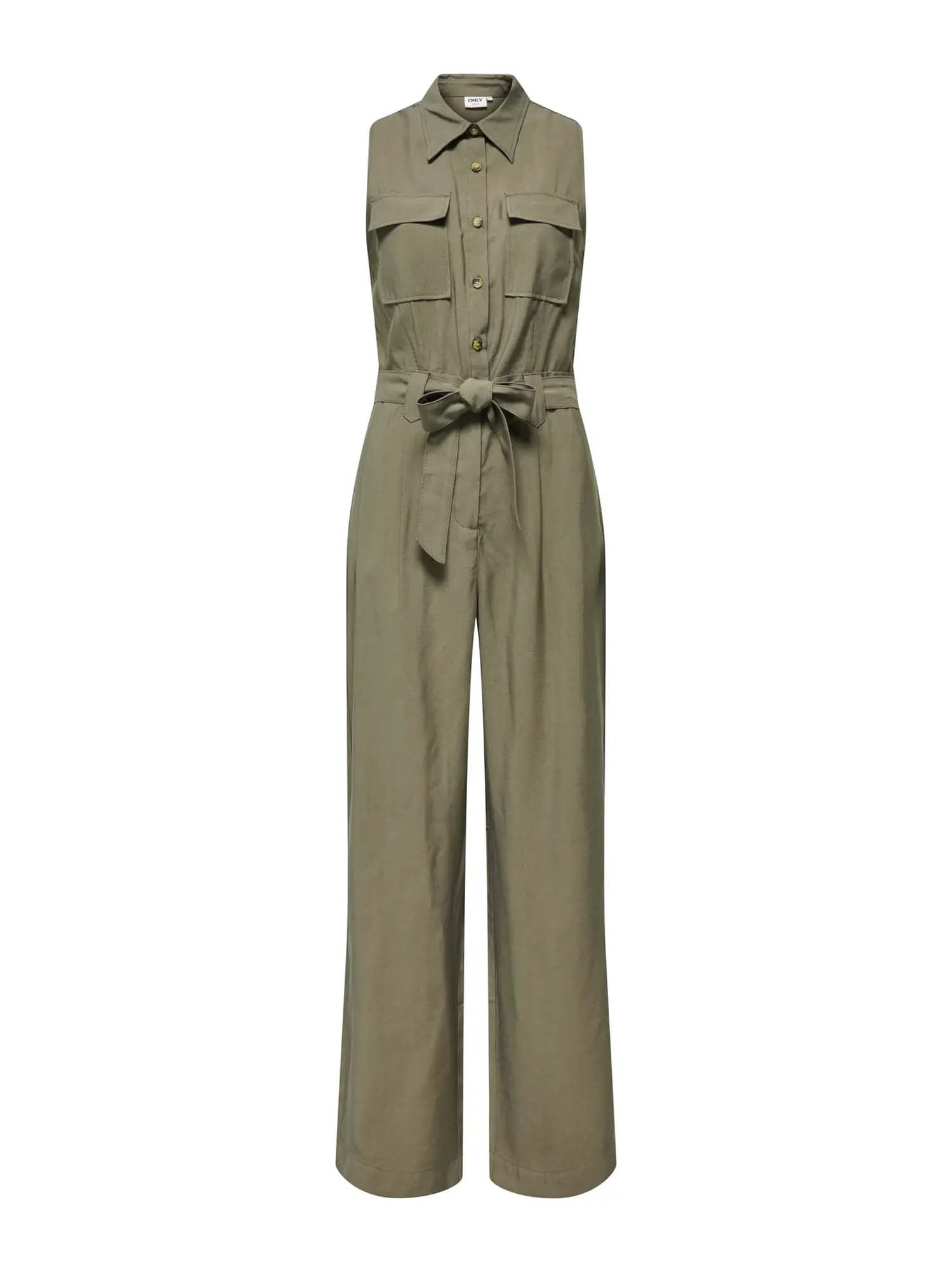 Only Tuta Onltila Life S/L Belt Jumpsuit Grigio