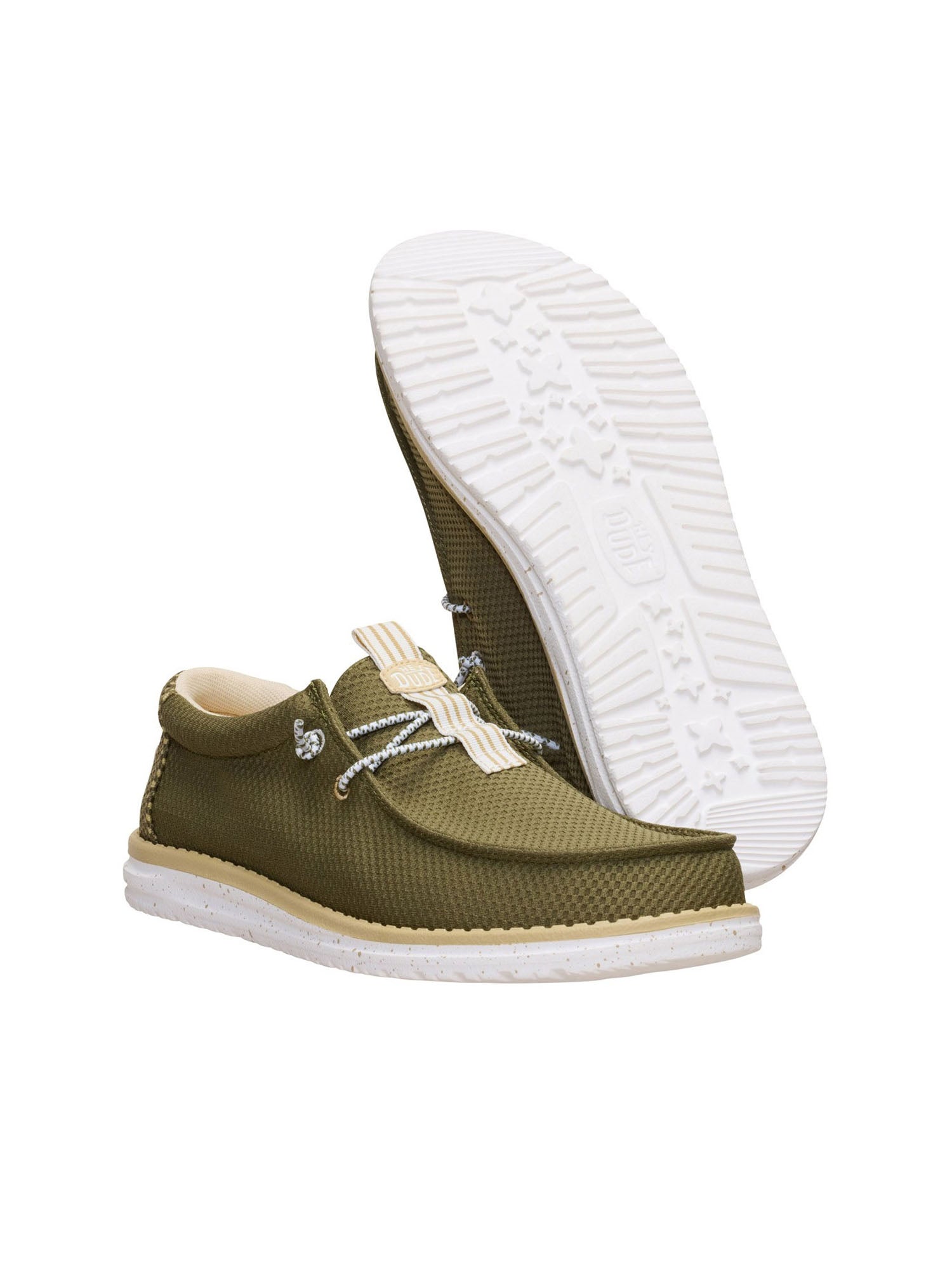 Hey Dude Wally mesh neutrals Verde