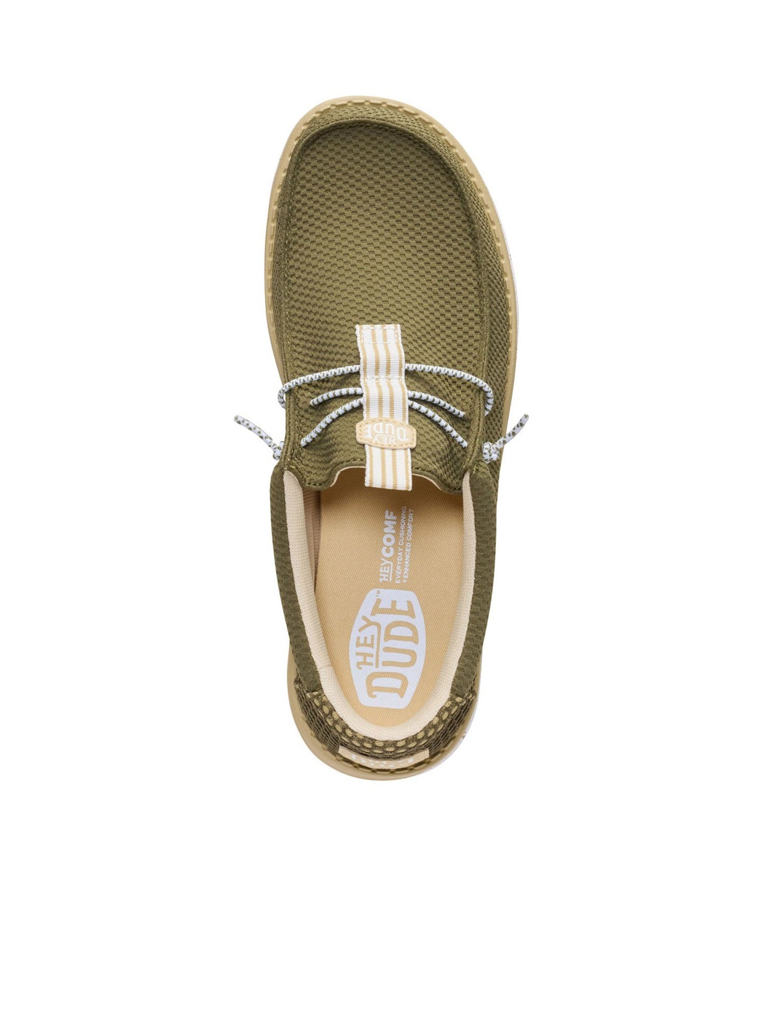 Hey Dude Wally mesh neutrals Verde