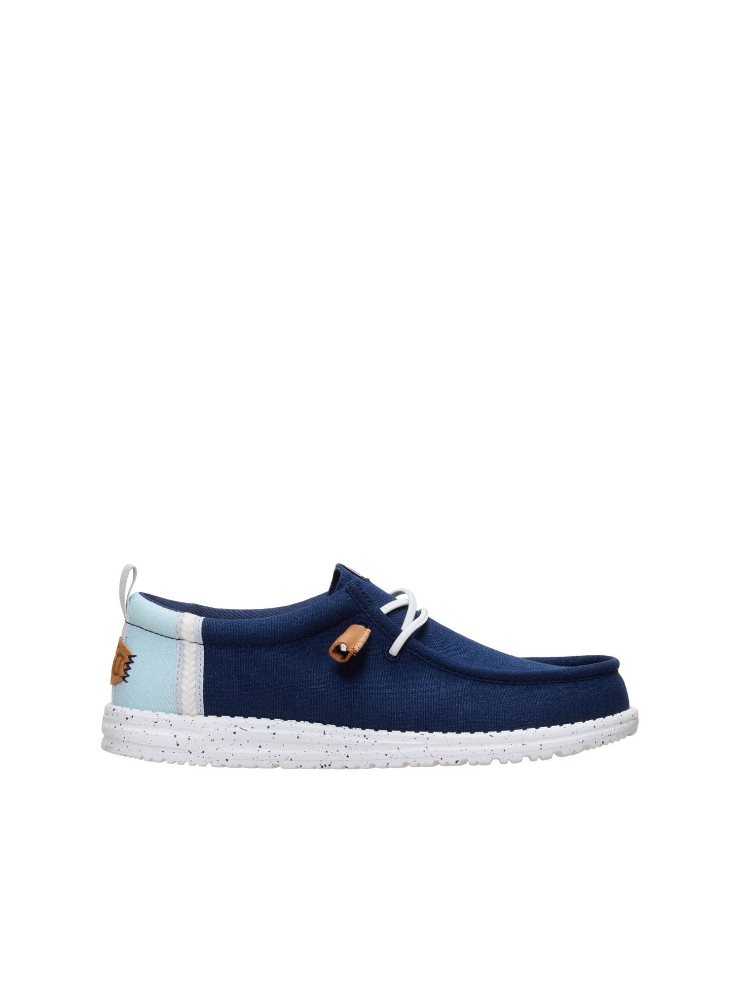 Hey Dude Wally summer linen Blu