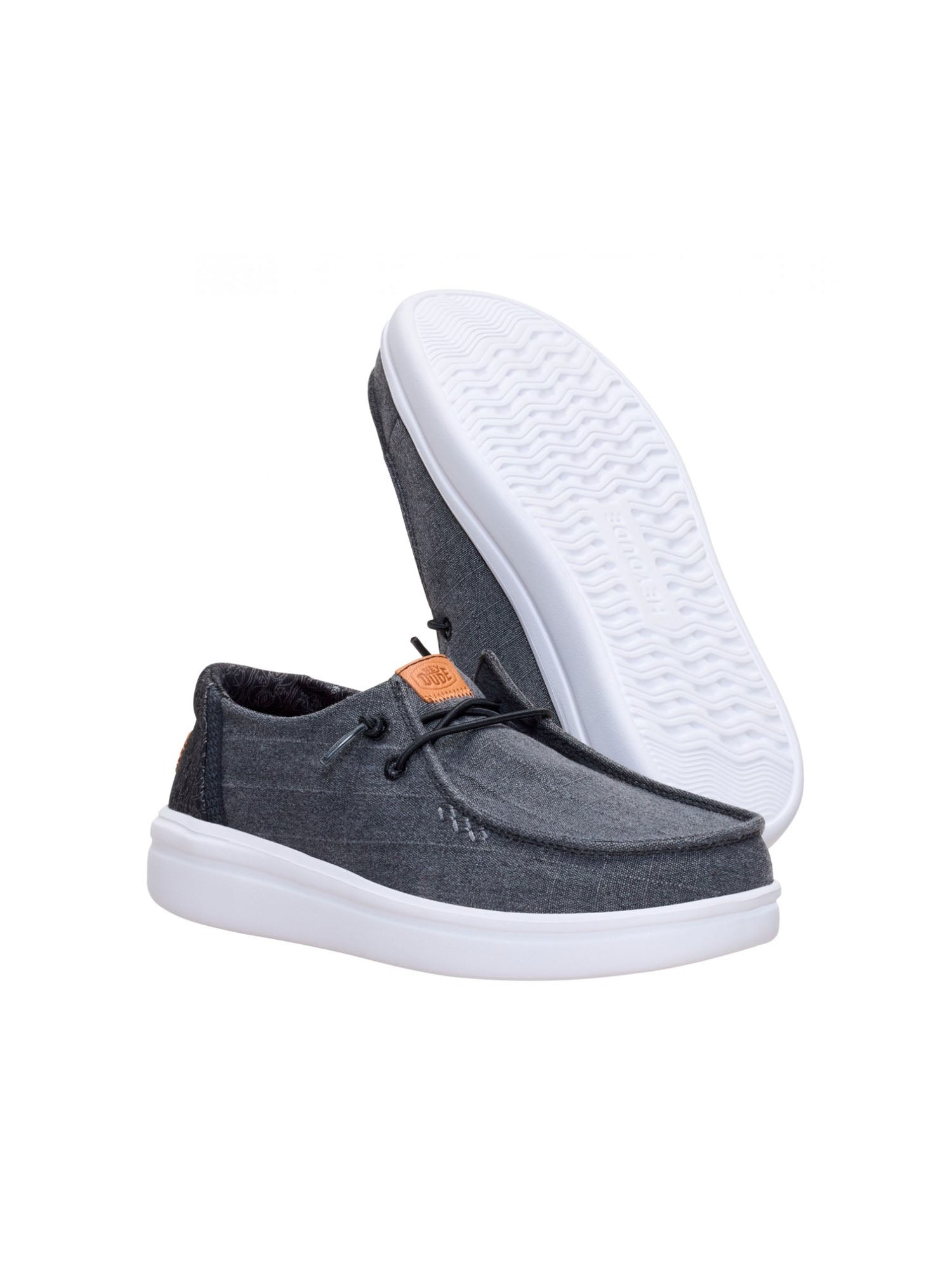 Hey Dude Wendy rise chambray grid Nero