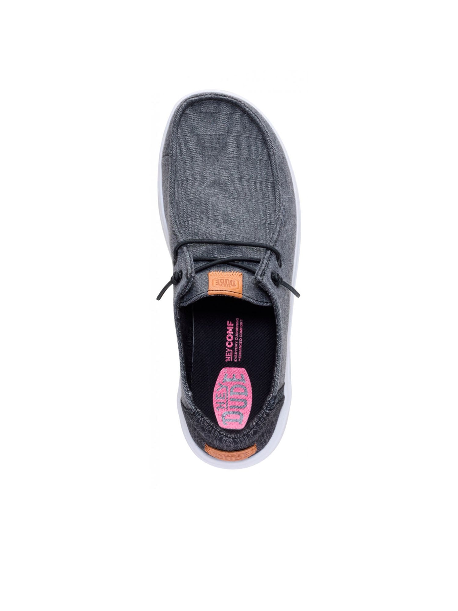 Hey Dude Wendy rise chambray grid Nero