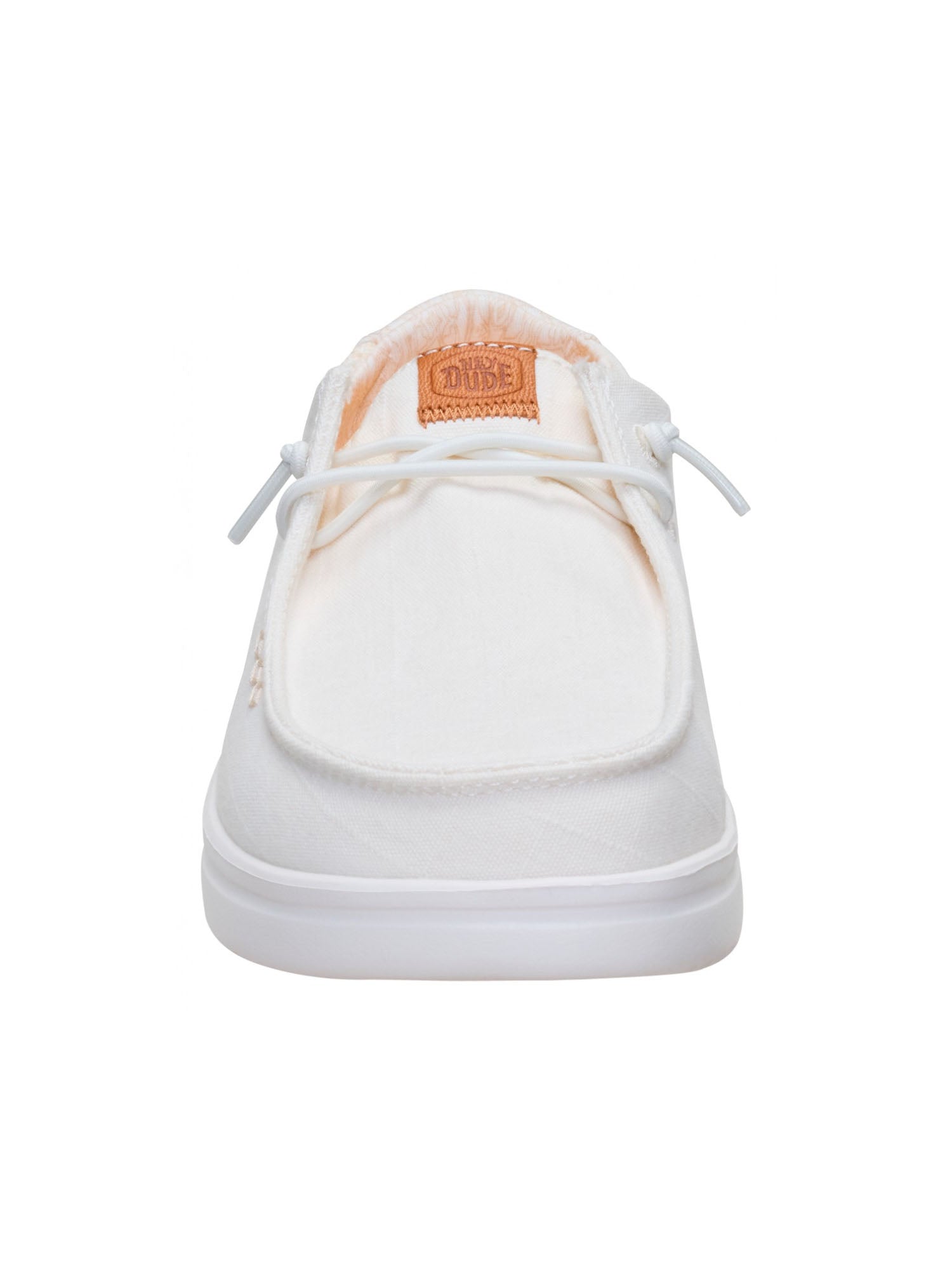 Hey Dude Wendy rise chambray grid Bianco