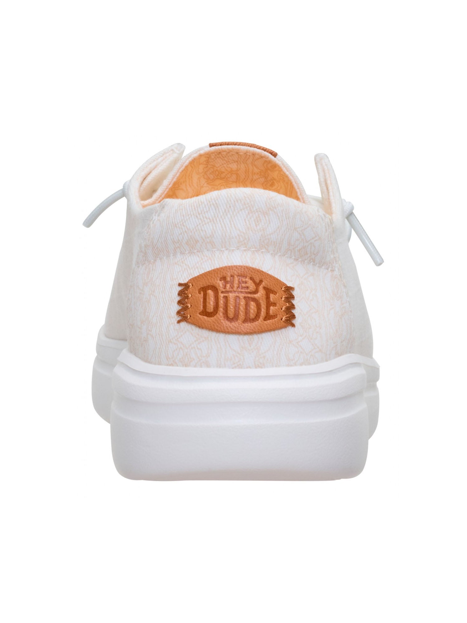 Hey Dude Wendy rise chambray grid Bianco
