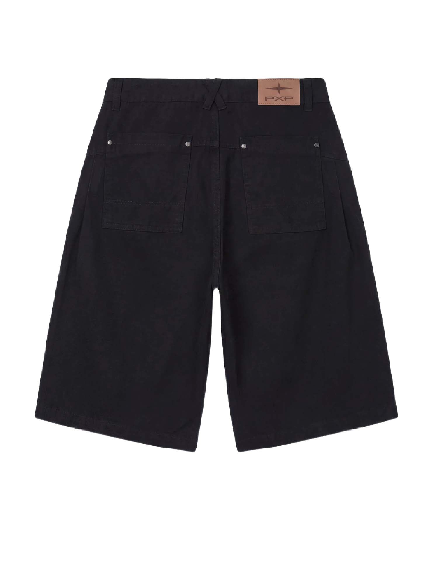 Project X Paris Bermuda con pince Nero