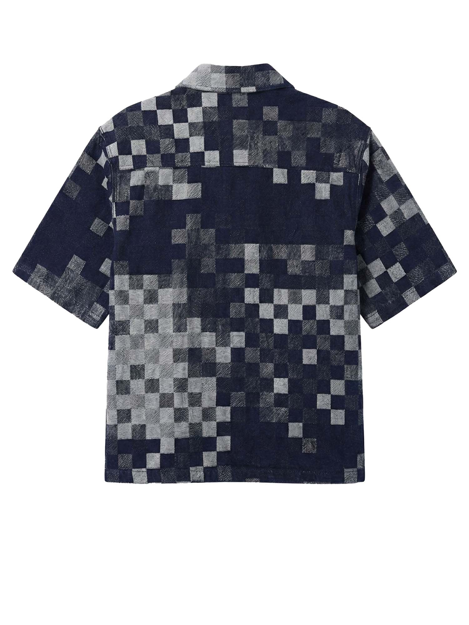 Project X Paris Camicia maniche corte pixel Blu