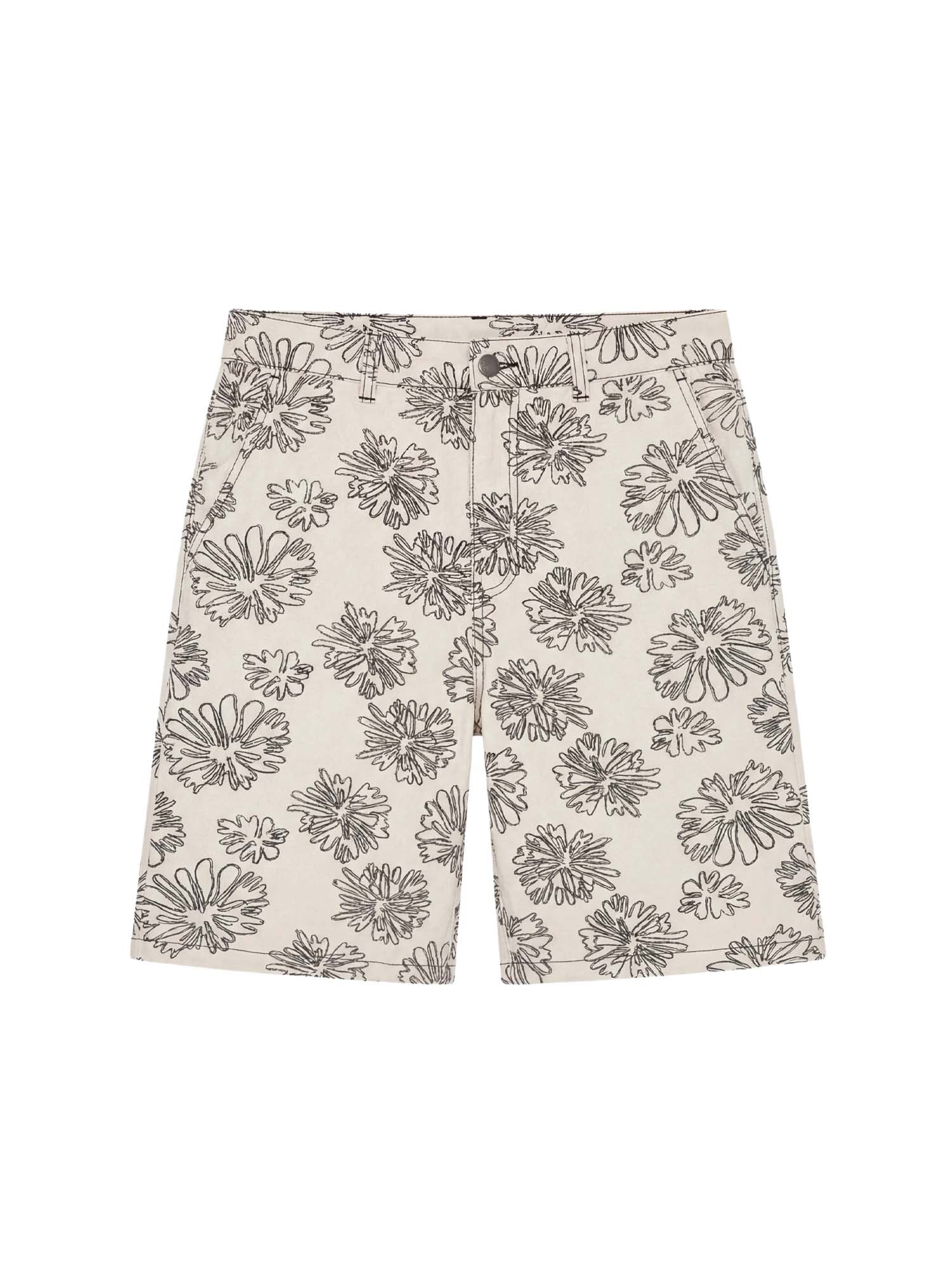 Project X Paris Shorts Street Bloom Beige
