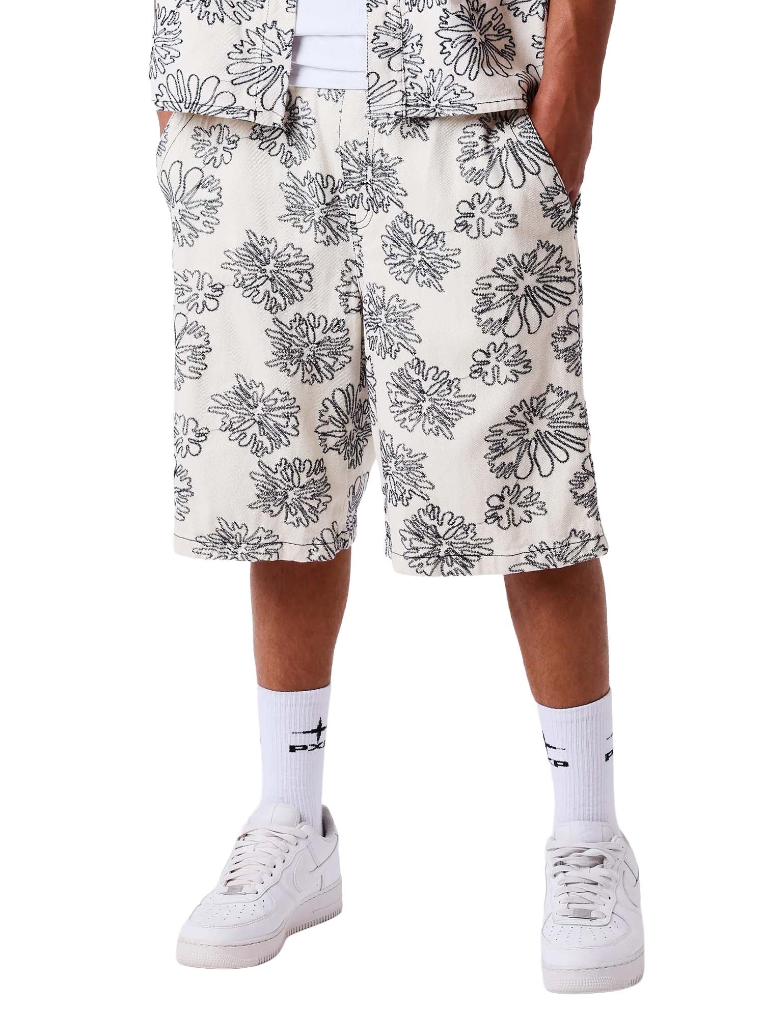 Project X Paris Shorts Street Bloom Beige