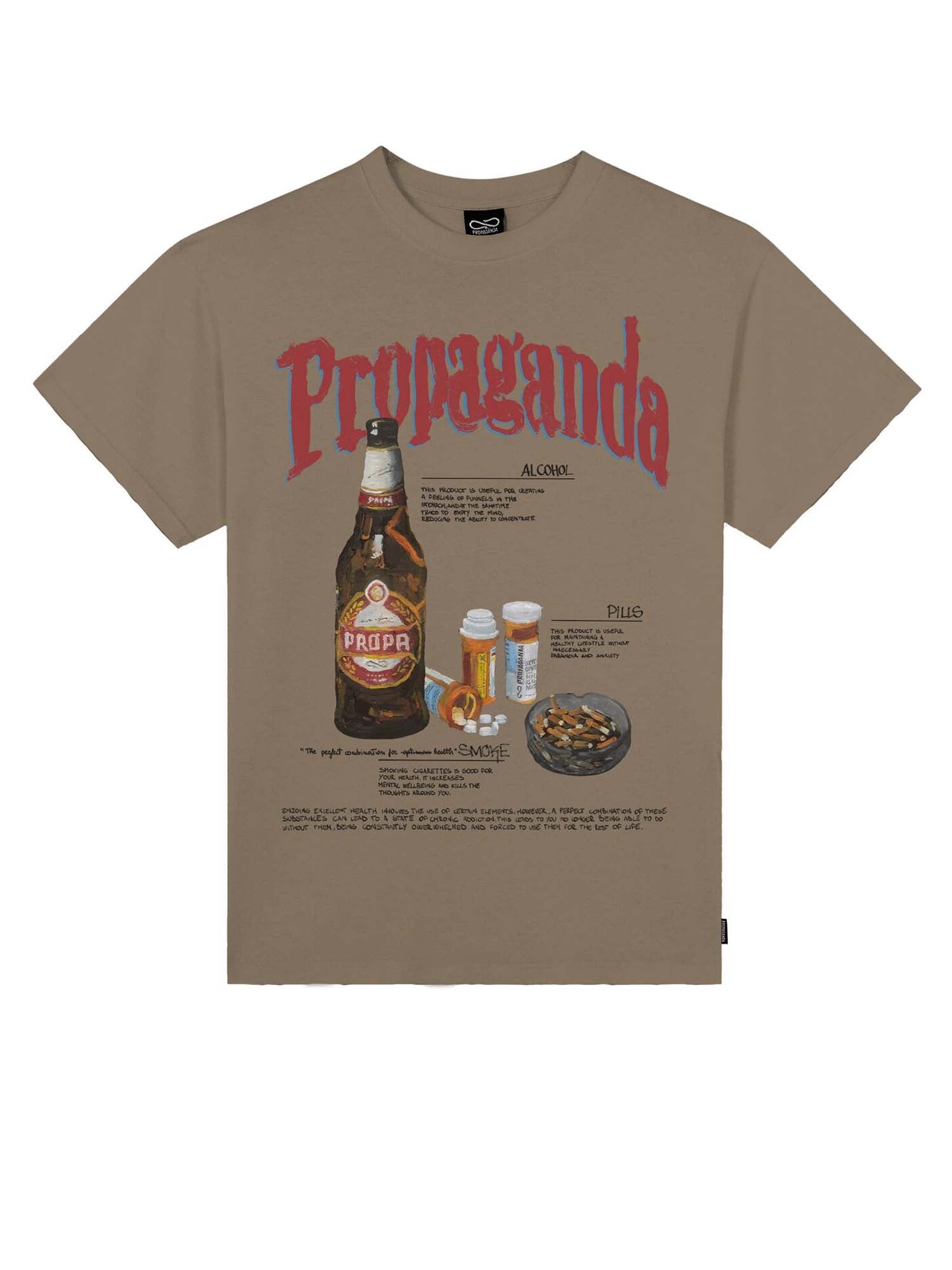 Propaganda Habits Tee Marrone