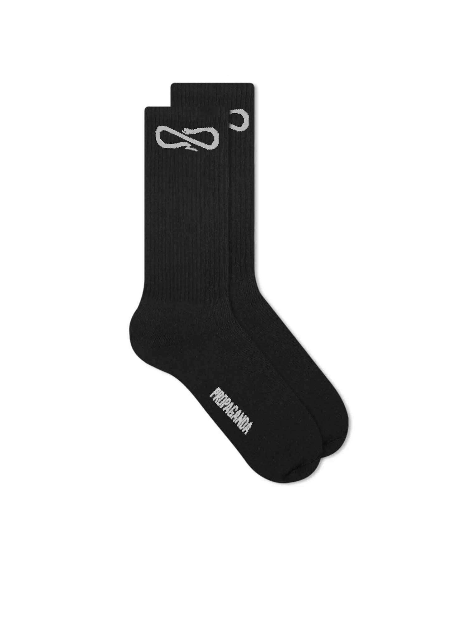 Propaganda Logo Socks Nero