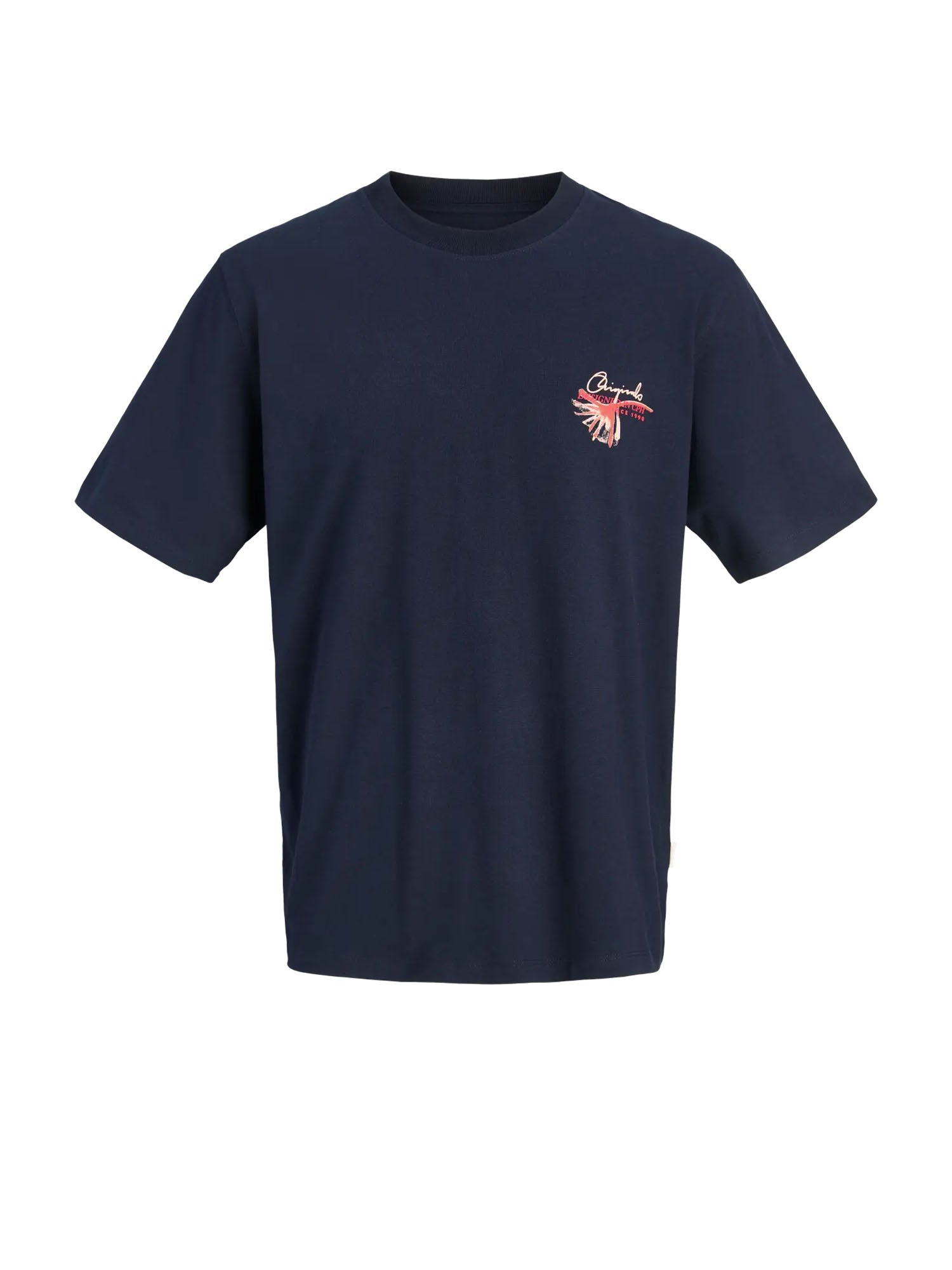 Jack & Jones t-shirt Jorhyeres back crayon Blu