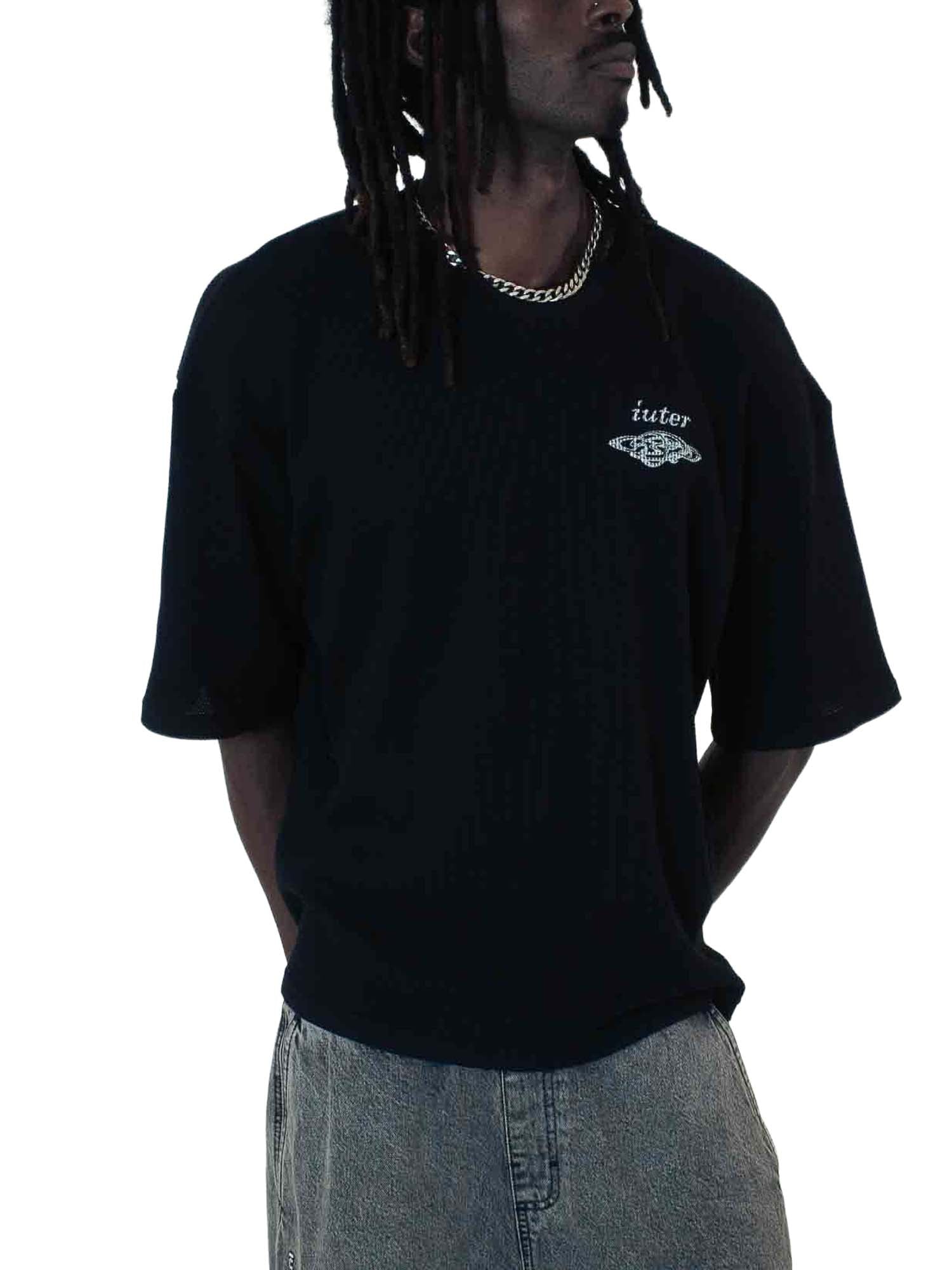 Iuter Bijoux Waffle Tee Nero