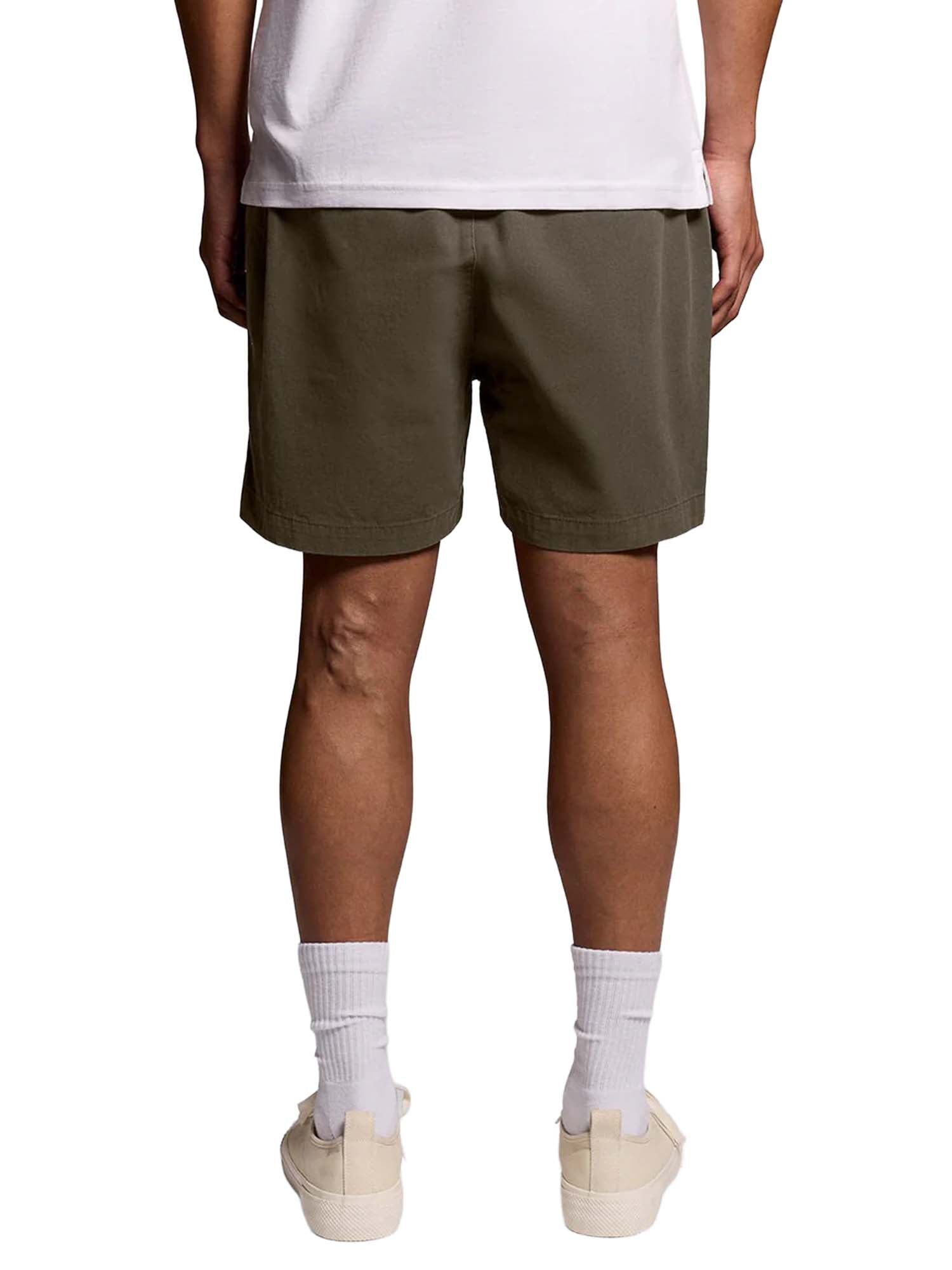 Lyle & Scott Shorts Cotton Twill Grigio