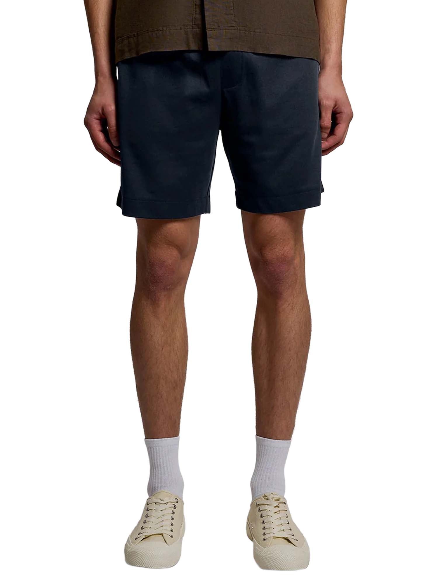 Lyle & Scott Shorts Interlock Sweat Blu