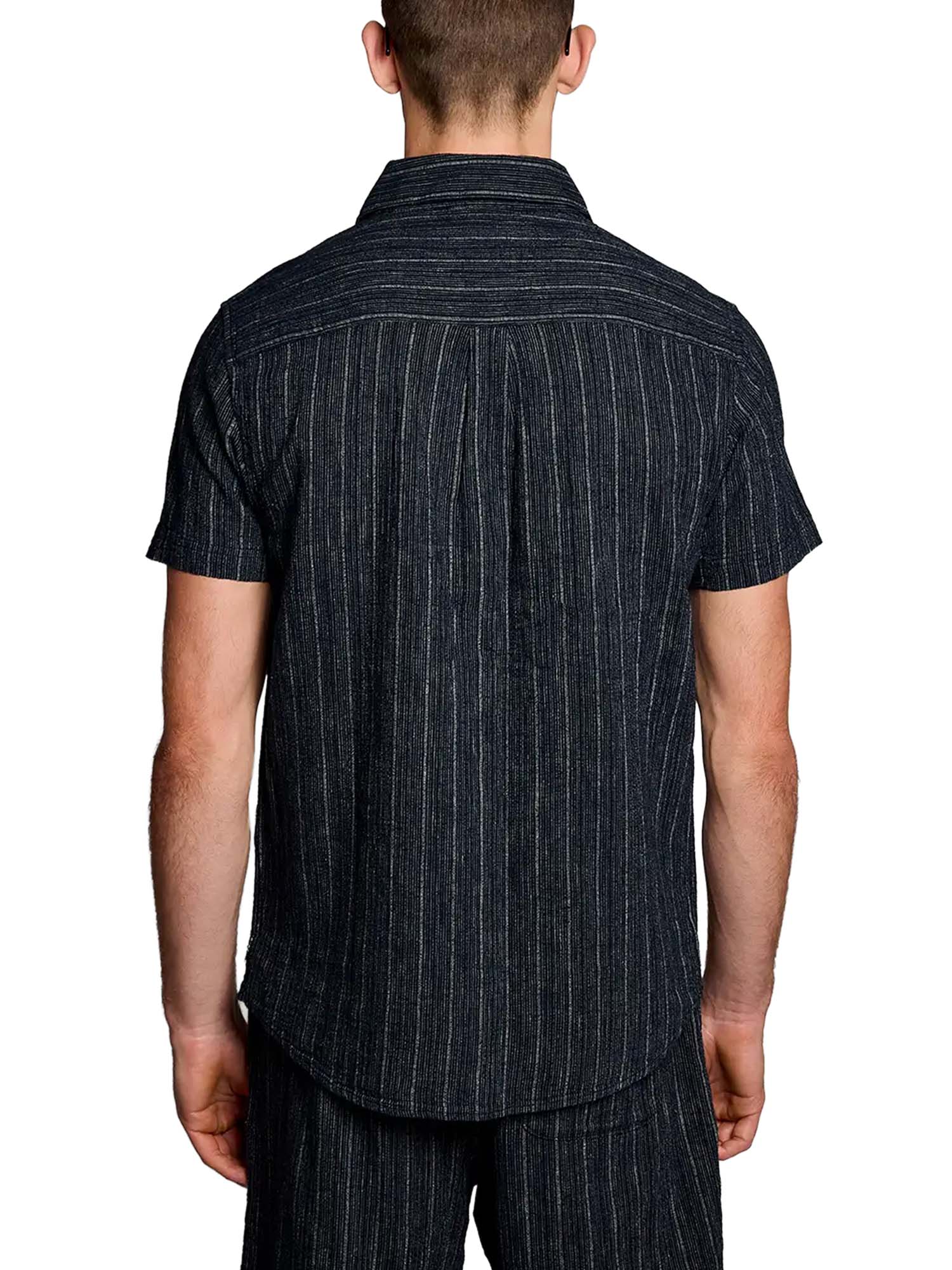 Lyle & Scott Camicia Ticking Stripe Blu