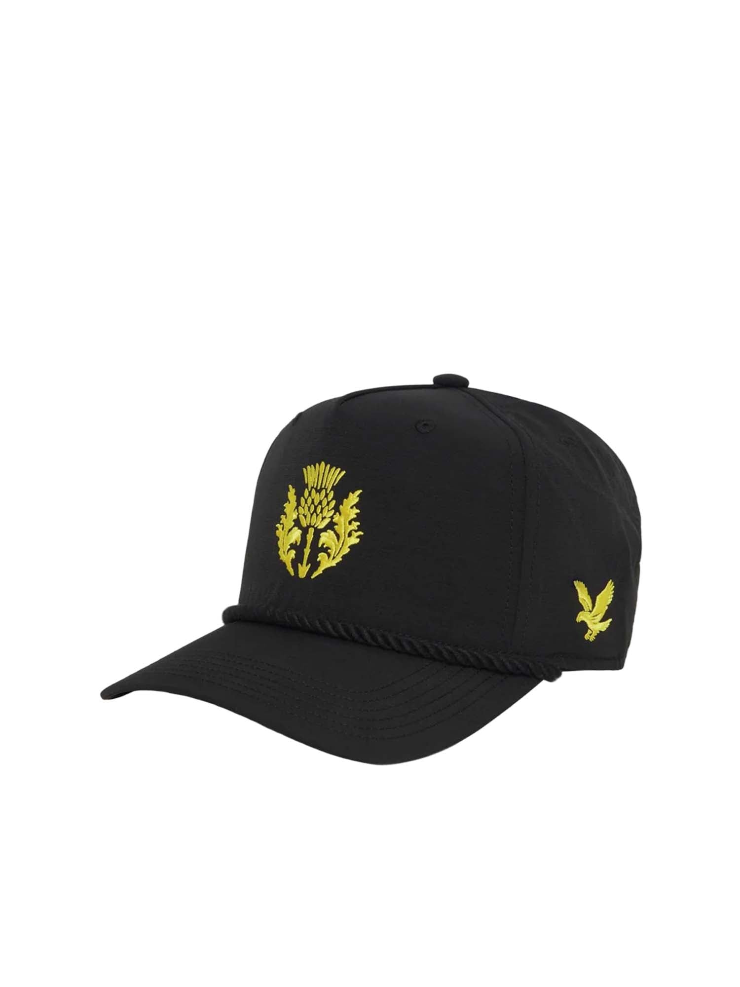 Lyle & Scott 5 Panel Rope Cap x Fly Nowhere Nero