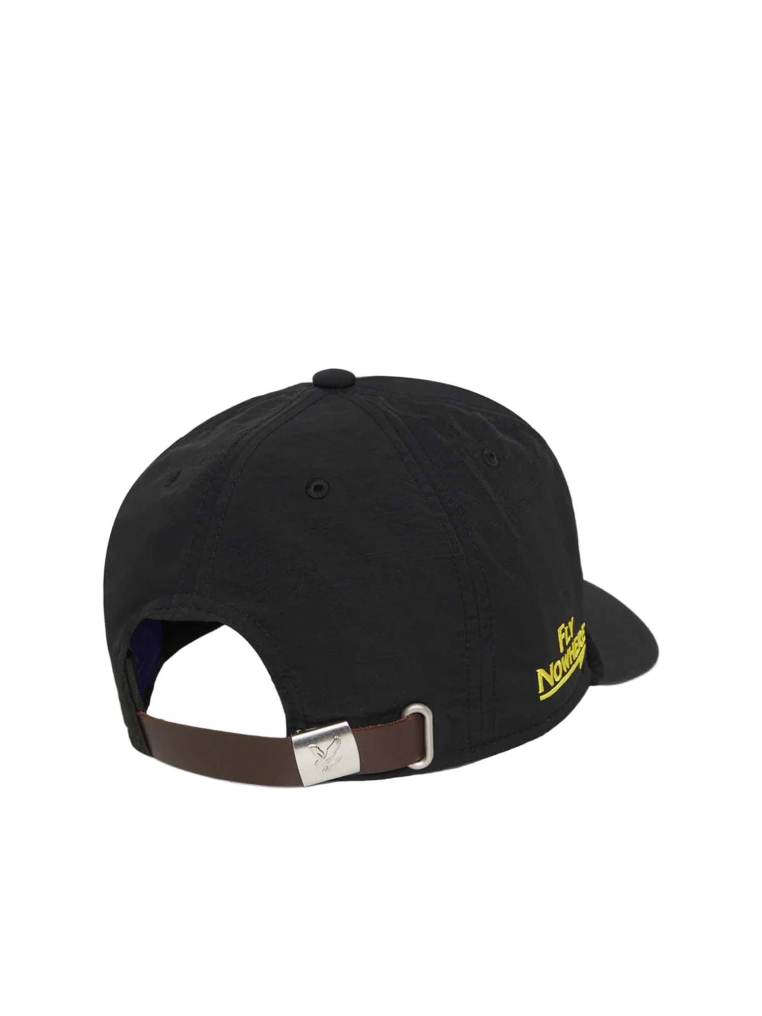 Lyle & Scott 5 Panel Rope Cap x Fly Nowhere Nero