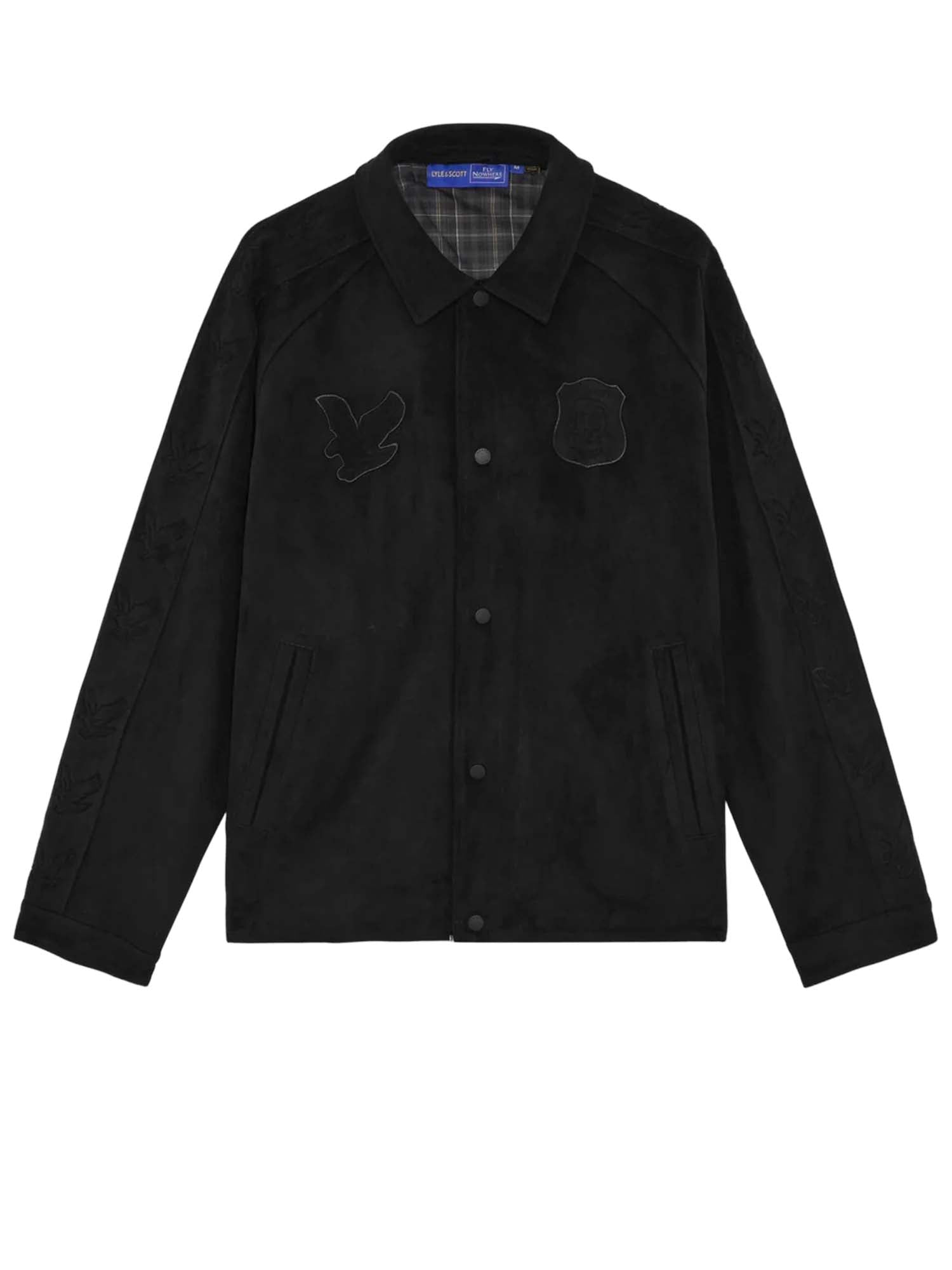 Lyle & Scott Coach Jacket x Fly Nowhere Nero