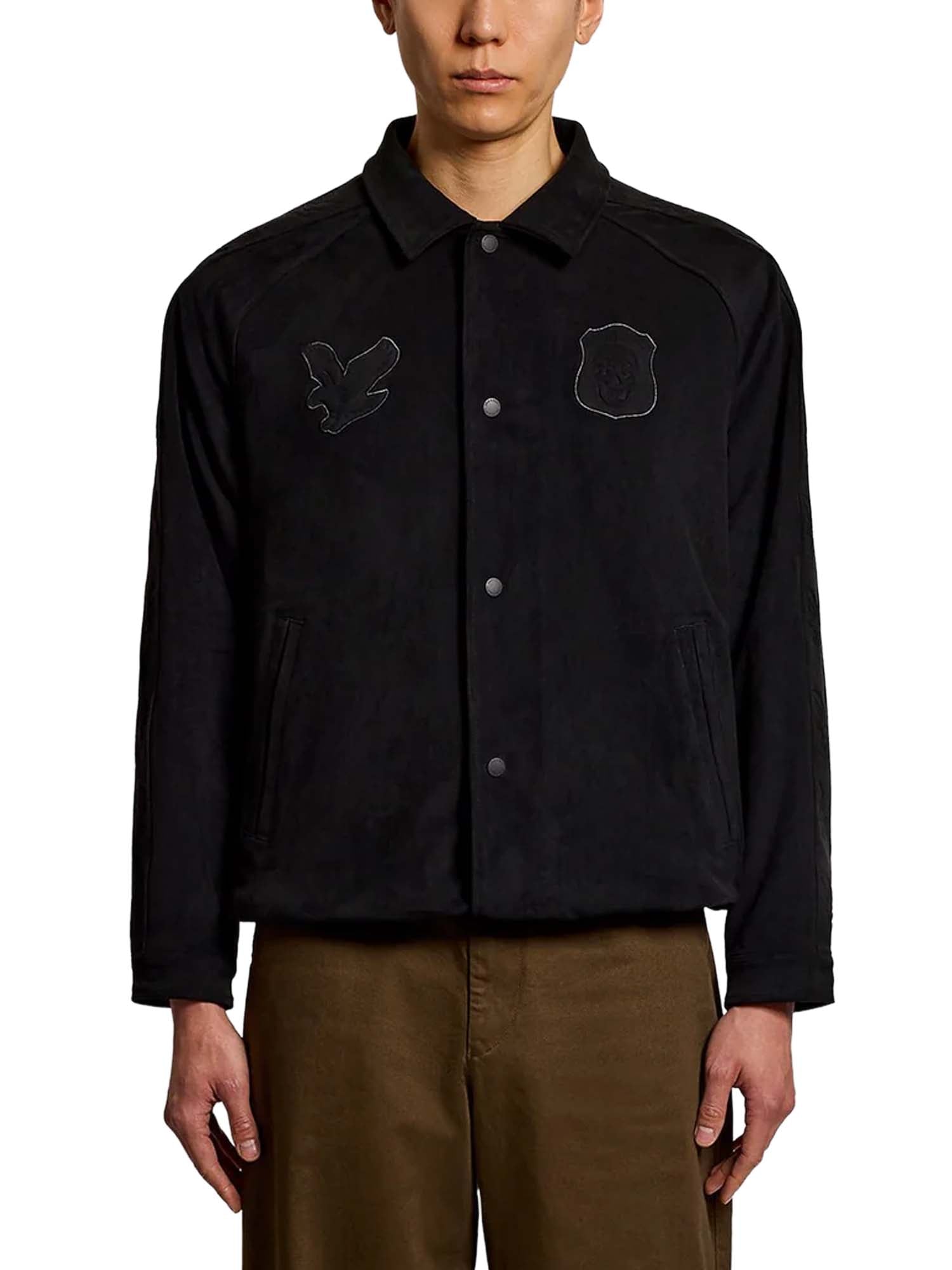 Lyle & Scott Coach Jacket x Fly Nowhere Nero