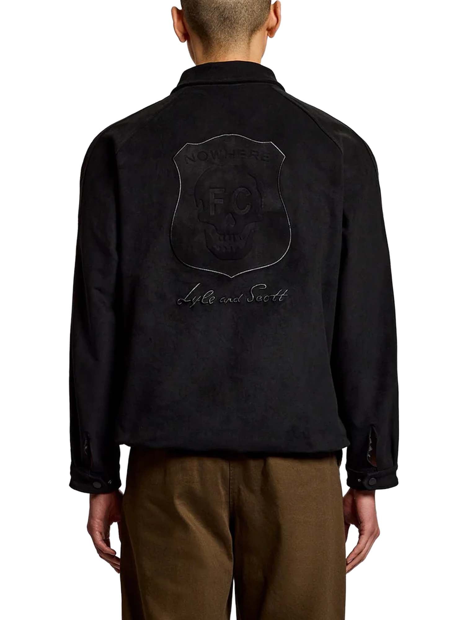 Lyle & Scott Coach Jacket x Fly Nowhere Nero