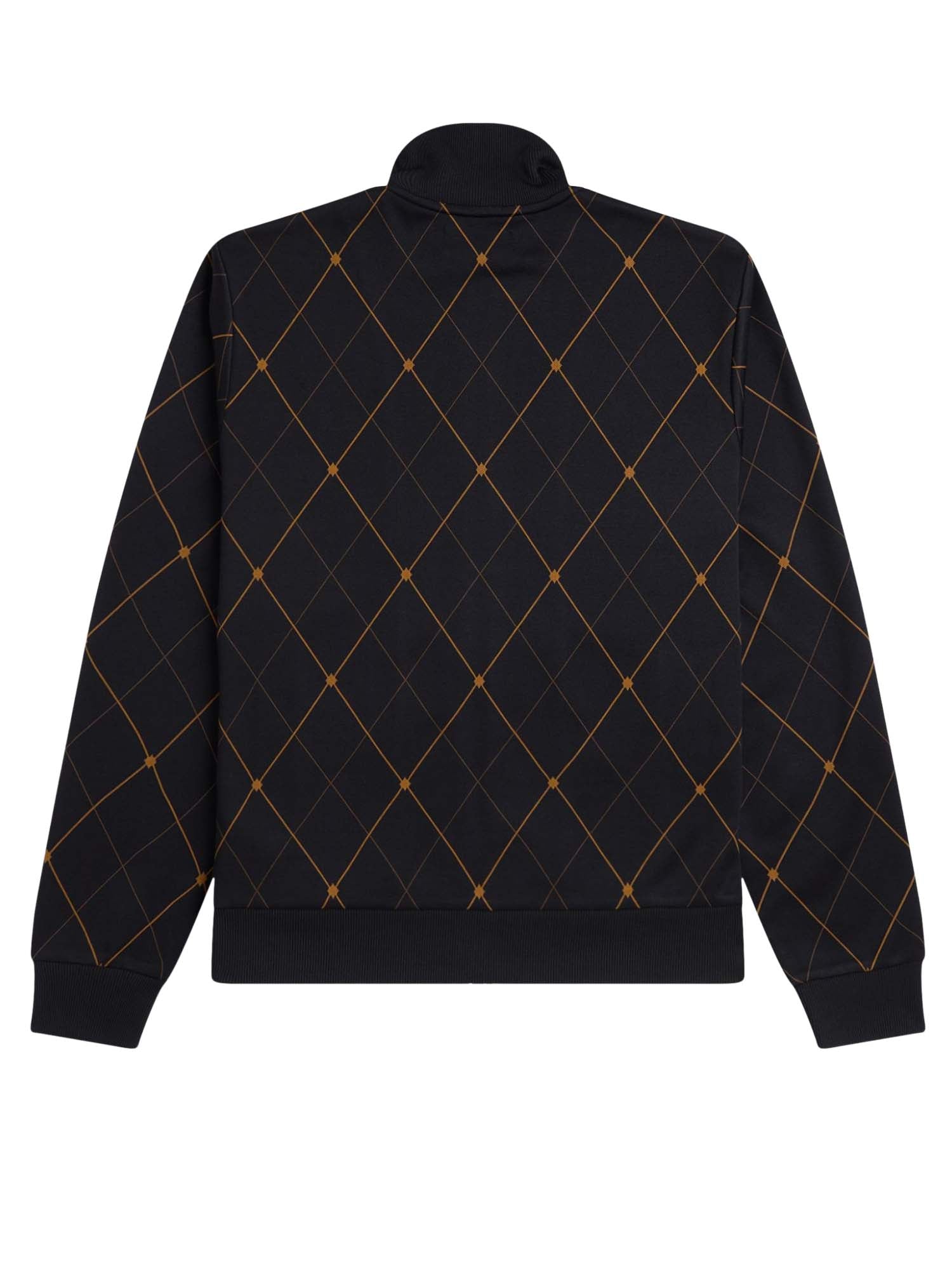 Fred Perry Track Jacket A Losanghe Nero