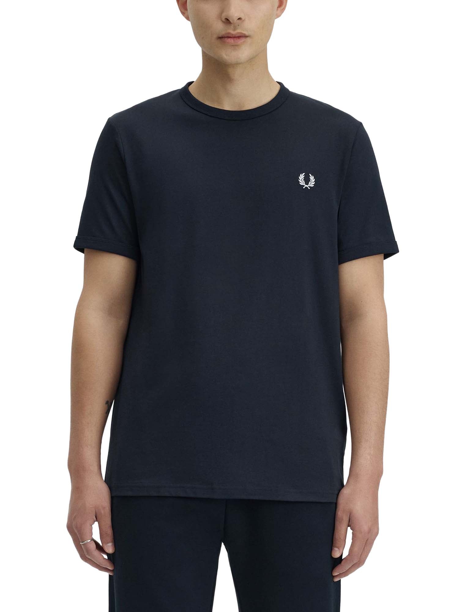 Fred Perry T-Shirt Ringer Blu