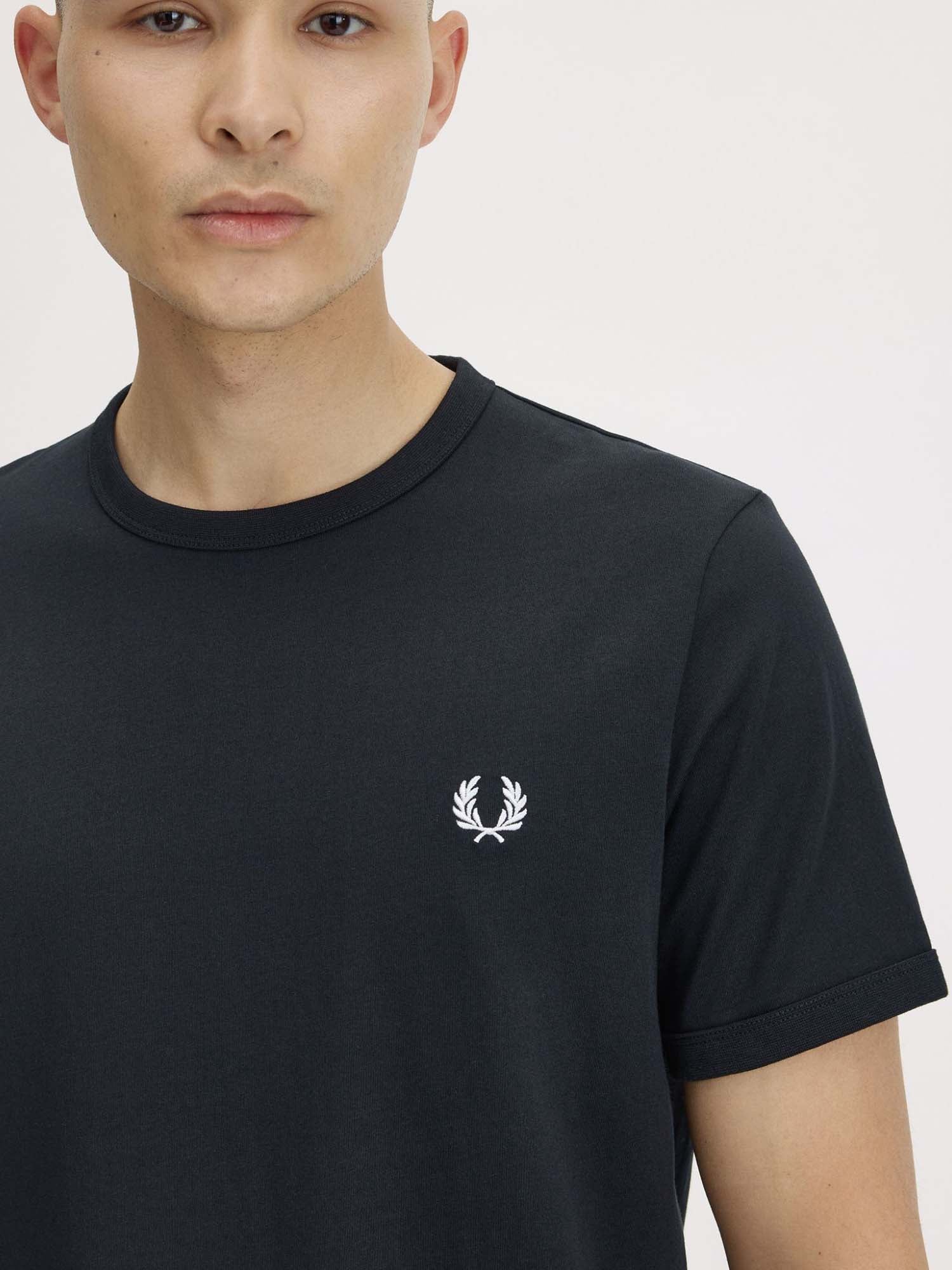 Fred Perry T-Shirt Ringer Nero