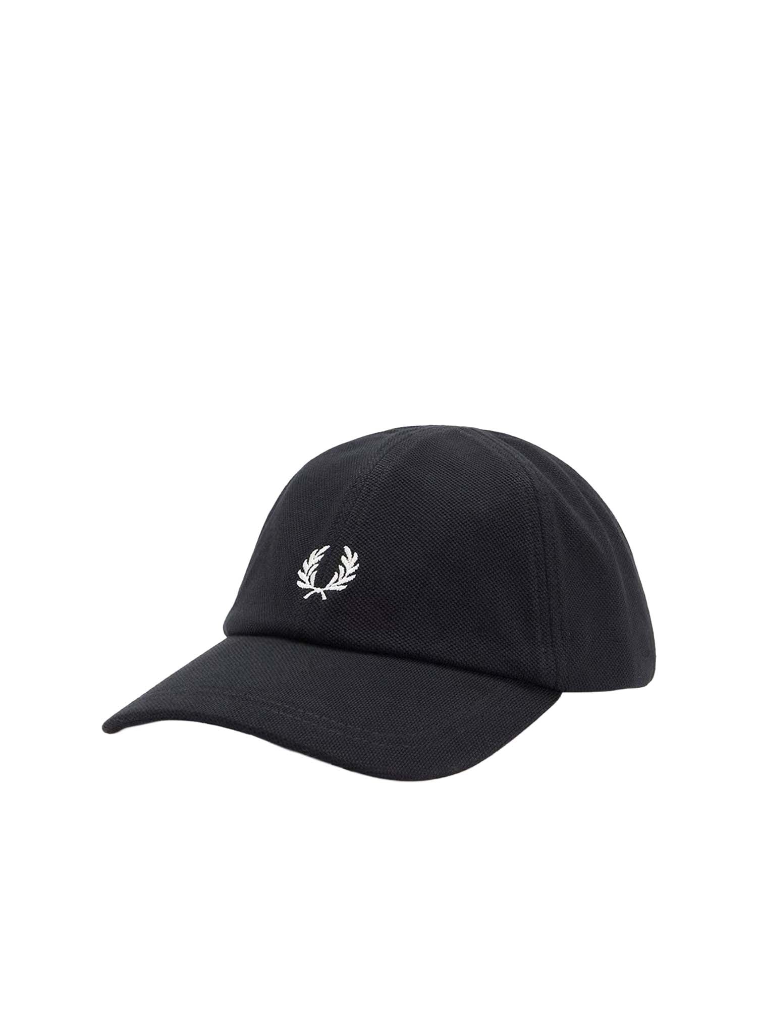 Fred Perry Cappellino classico in piqué Nero