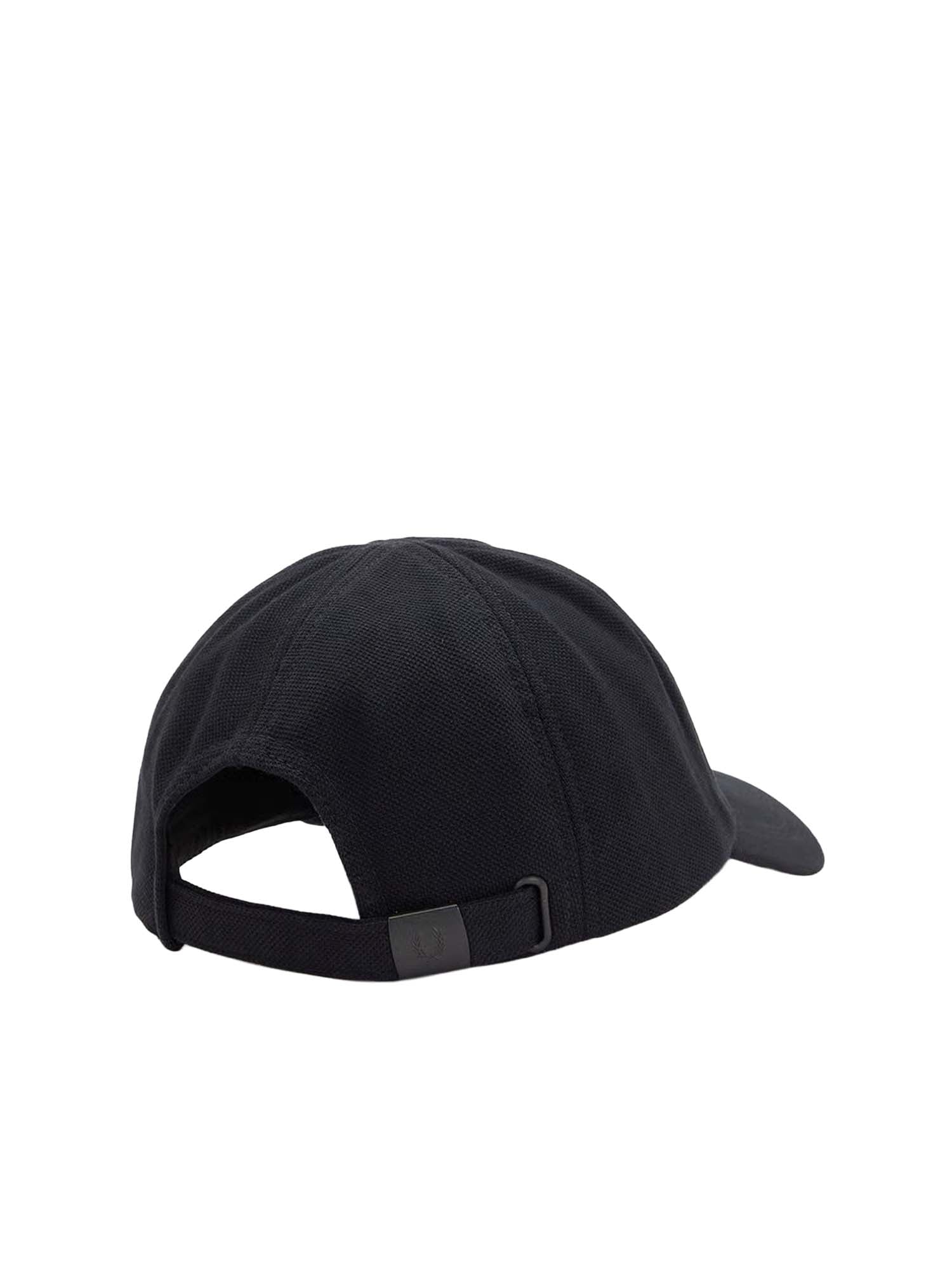 Fred Perry Cappellino classico in piqué Nero