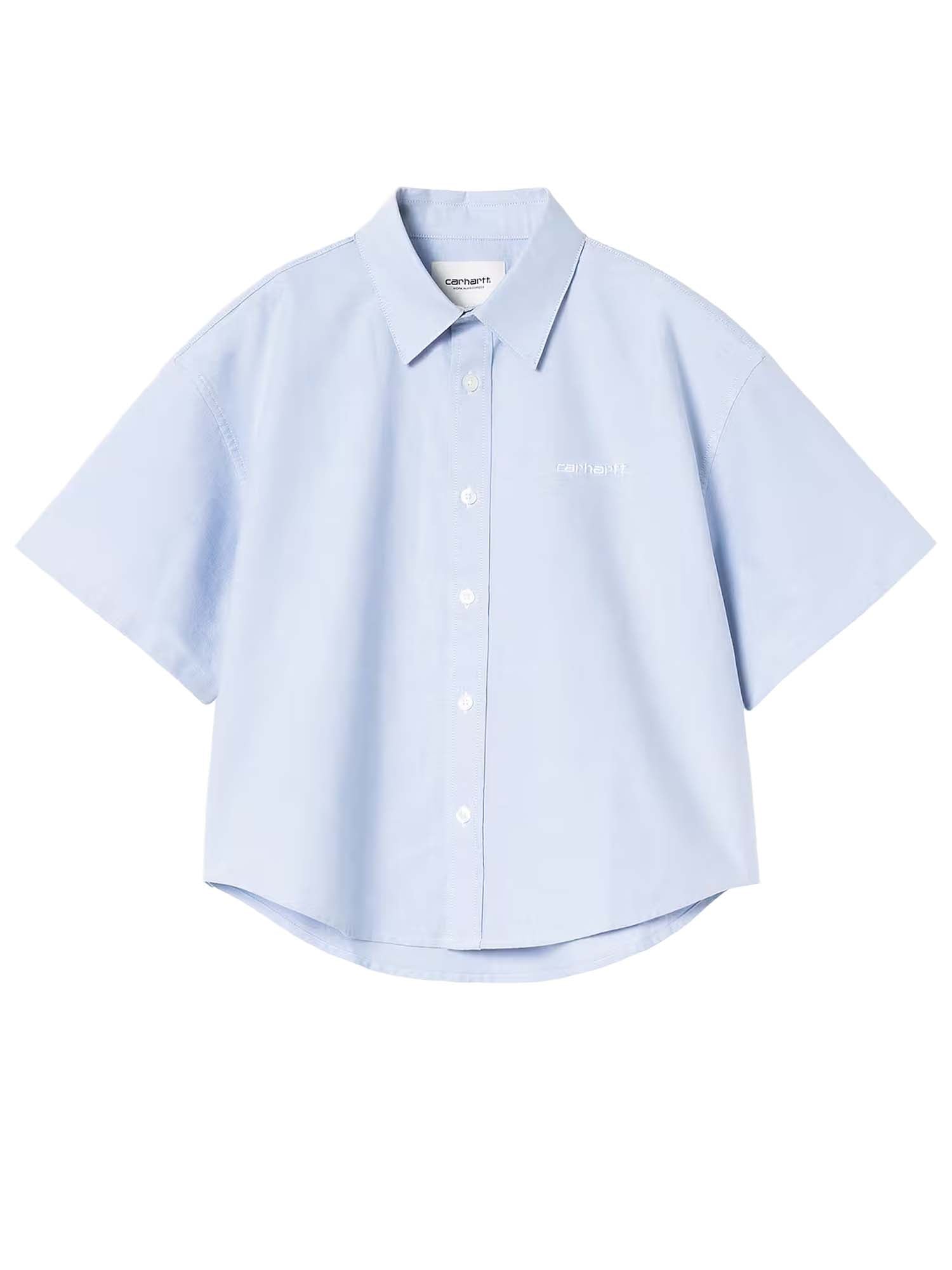 Carhartt Wip W' S/S Kaia Shirt Azzurro