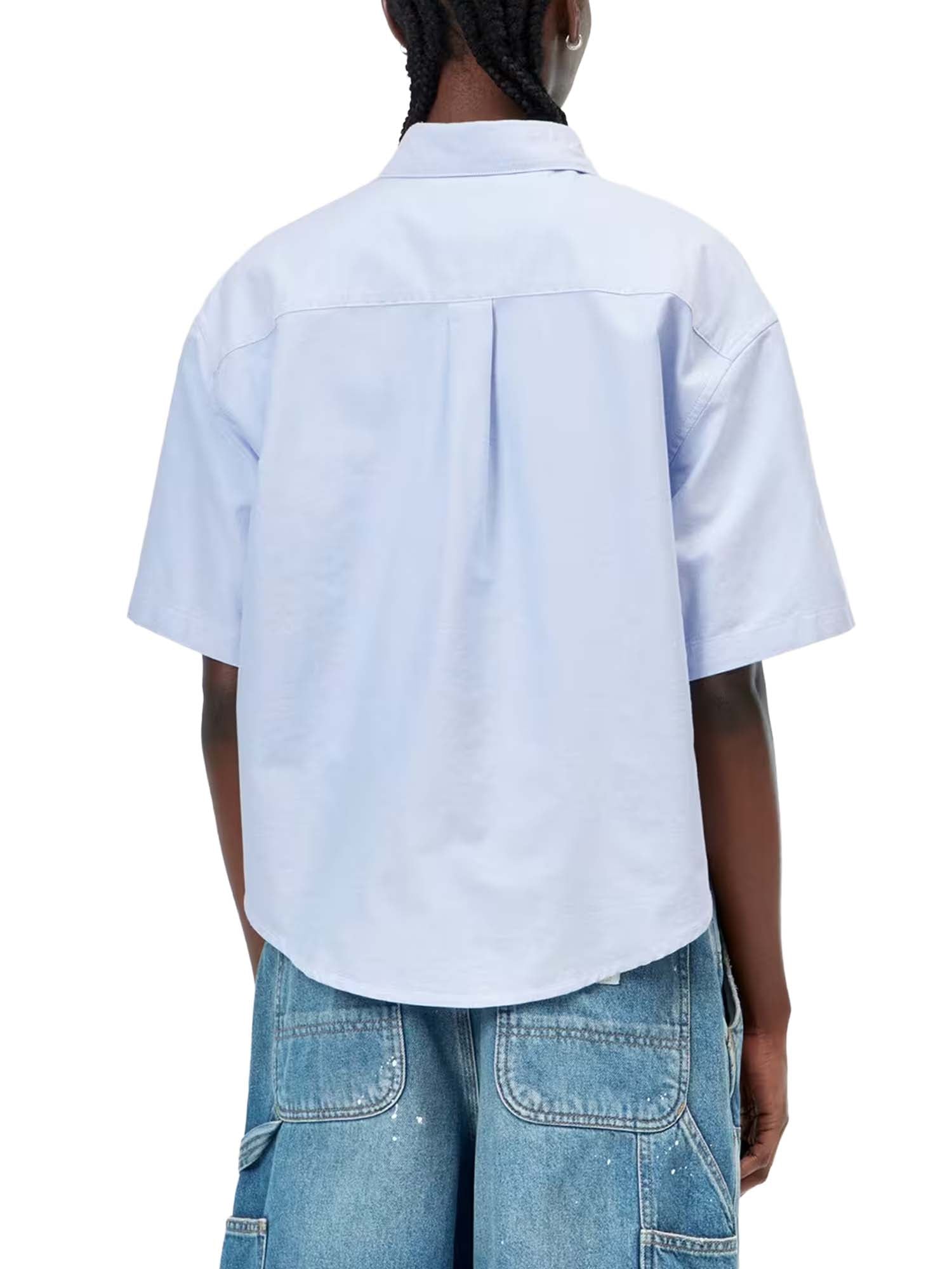 Carhartt Wip W' S/S Kaia Shirt Azzurro