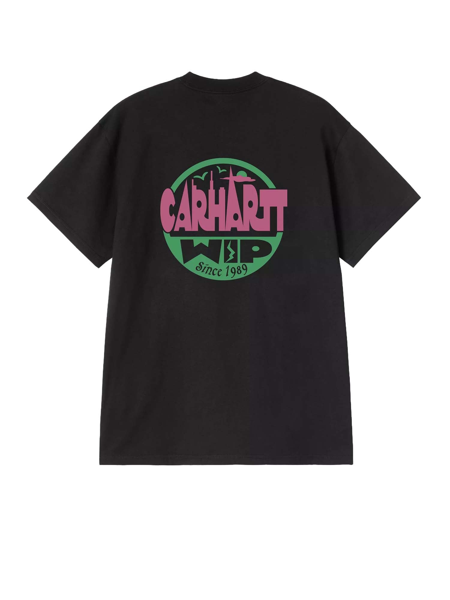 Carhartt Wip S/S Luggage Label T-Shirt Nero