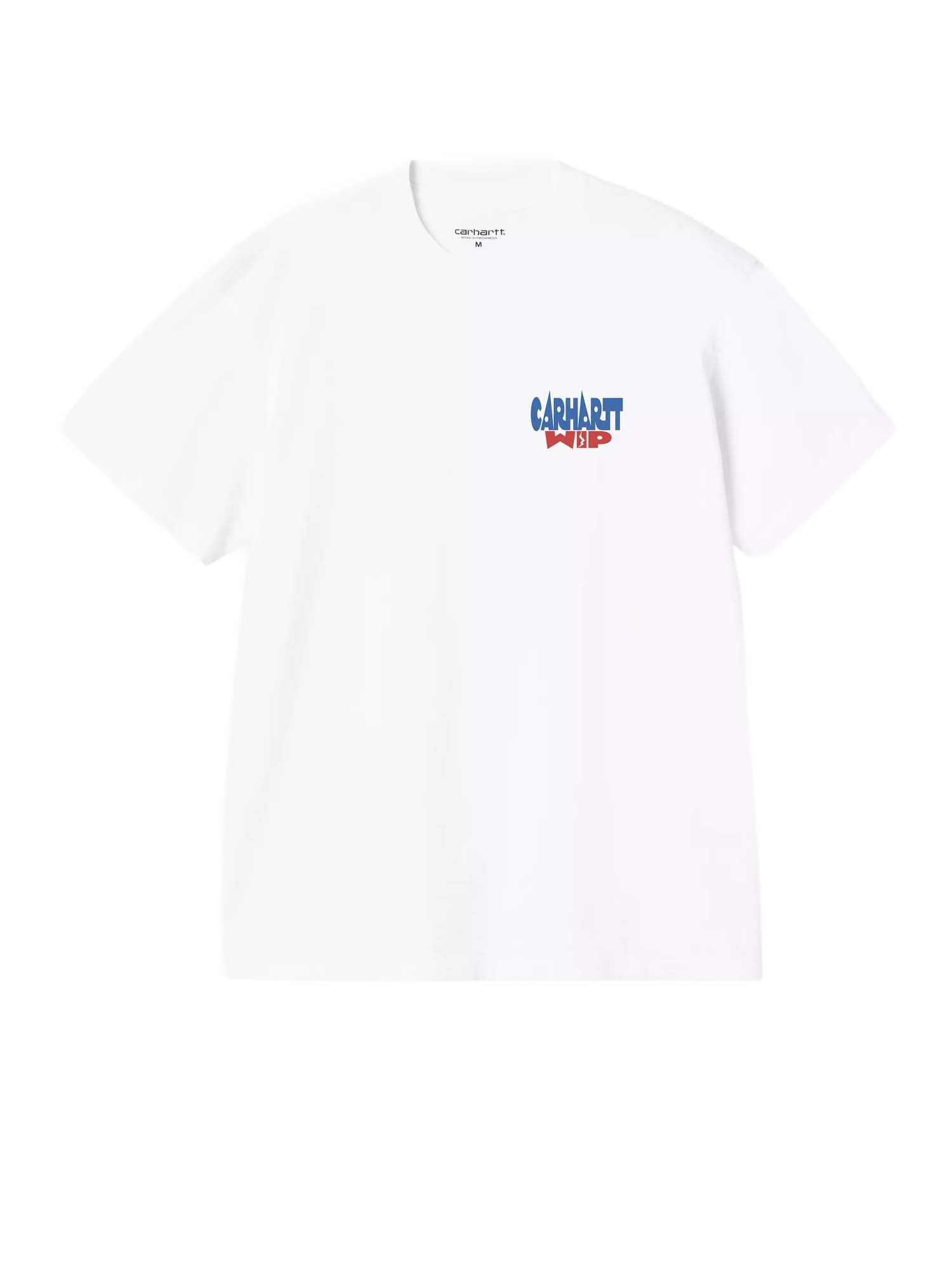 Carhartt Wip S/S Luggage Label T-Shirt Bianco