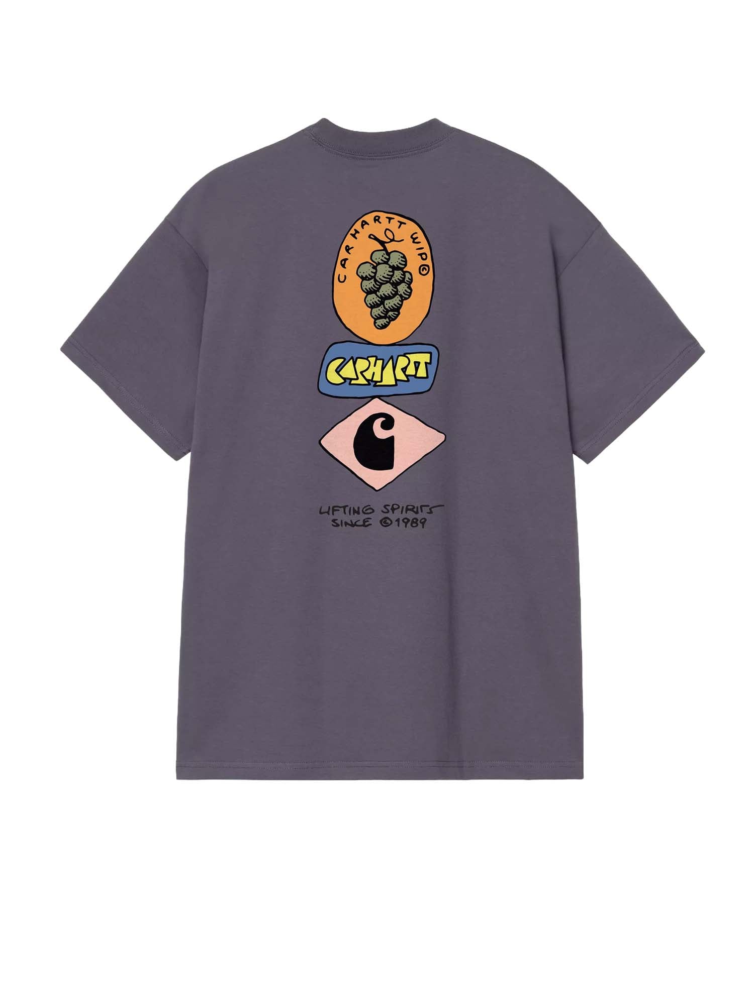 Carhartt Wip S/S Stacked Grapes T-Shirt Viola