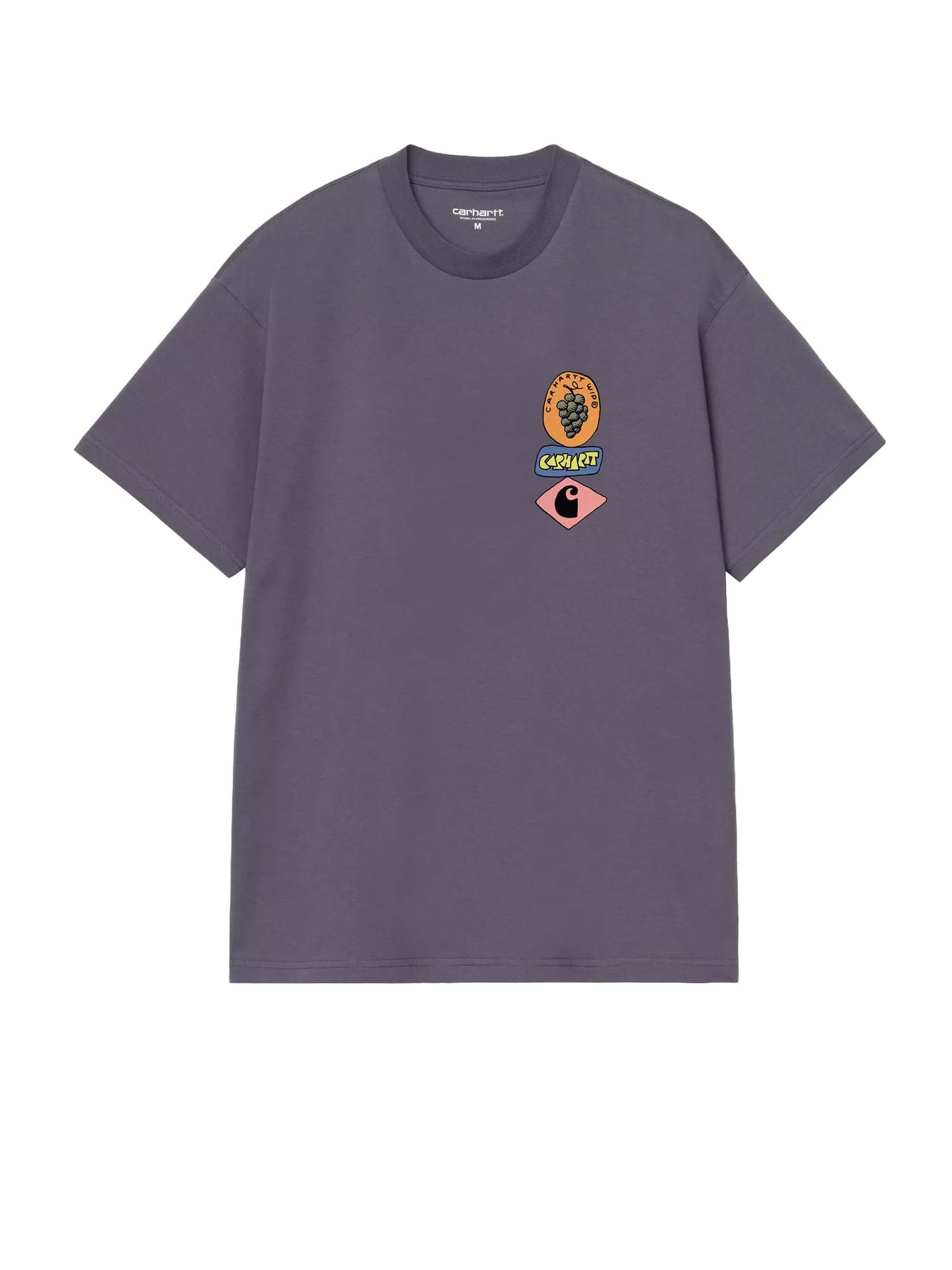 Carhartt Wip S/S Stacked Grapes T-Shirt Viola