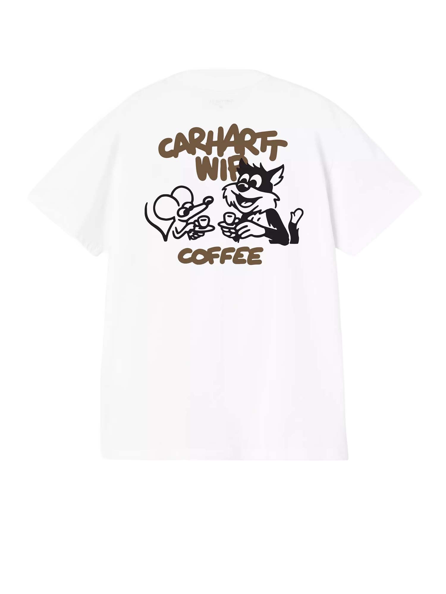 Carhartt Wip S/S Coffee Break T-Shirt Bianco
