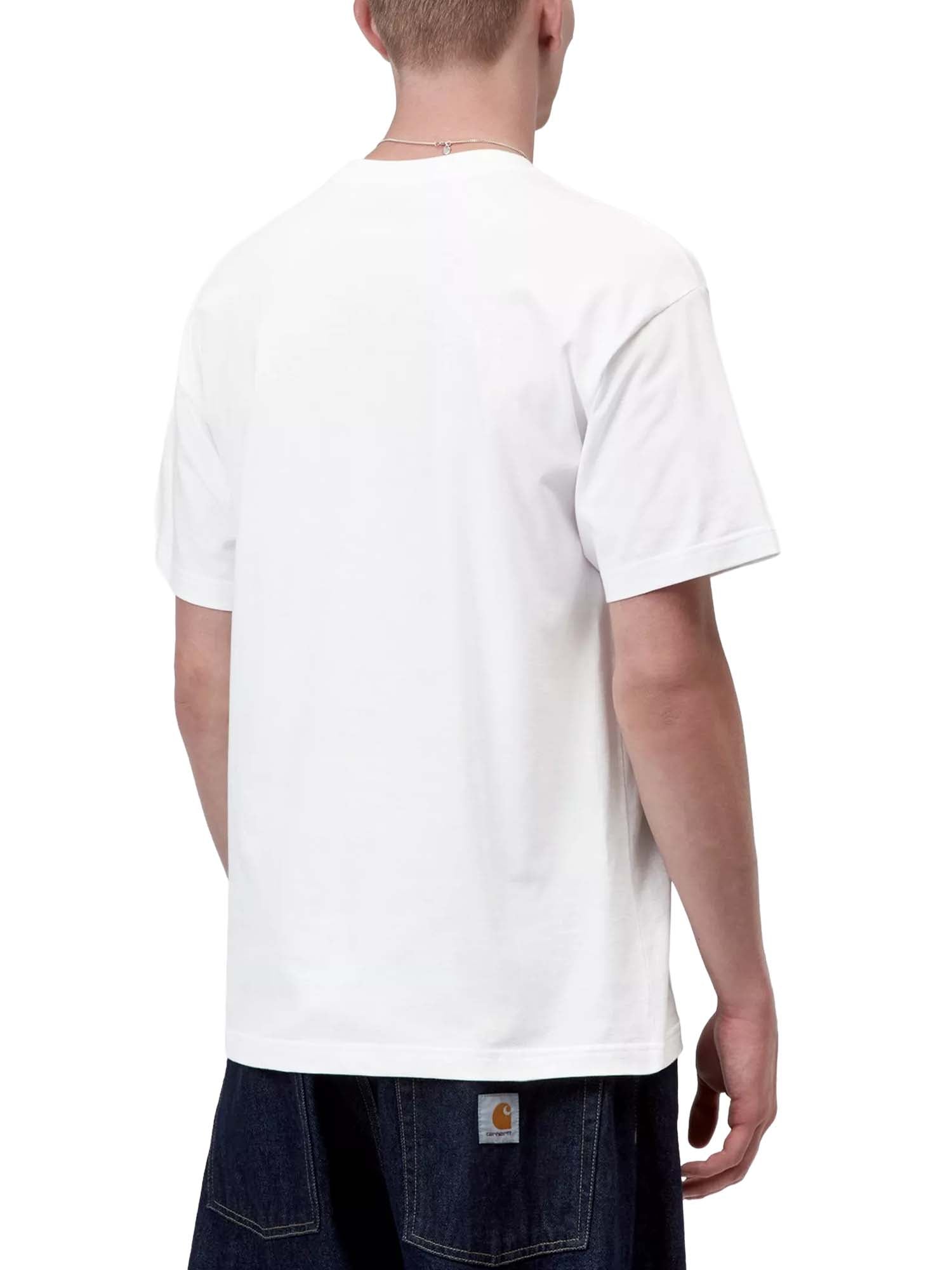 Carhartt Wip S/S Column T-Shirt Bianco