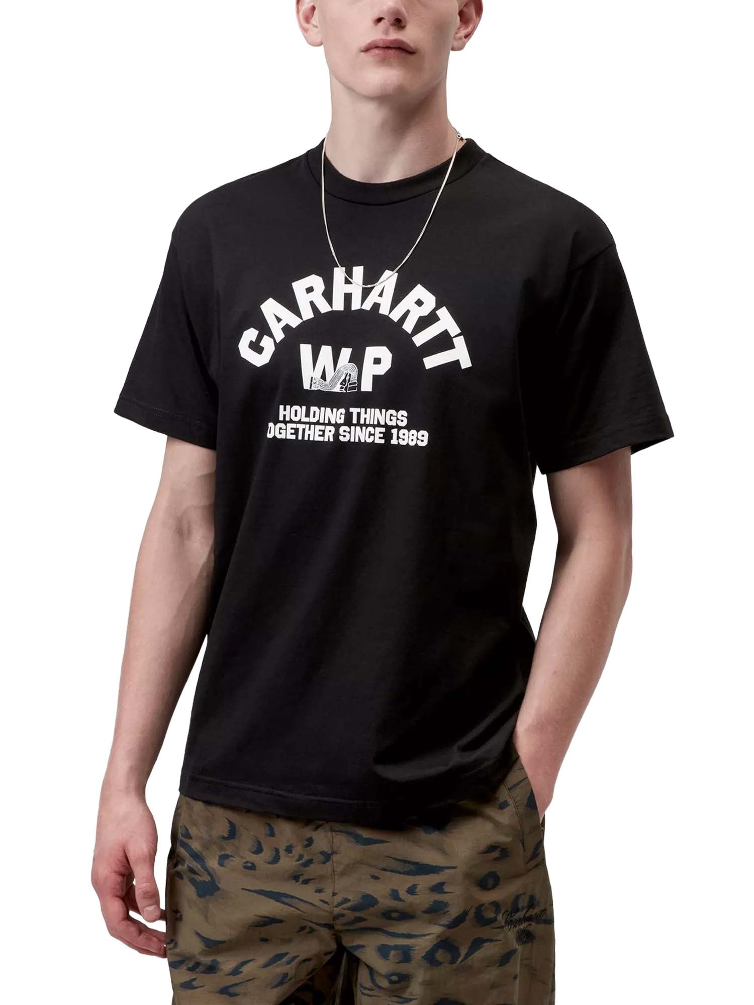 Carhartt Wip S/S Column T-Shirt Nero