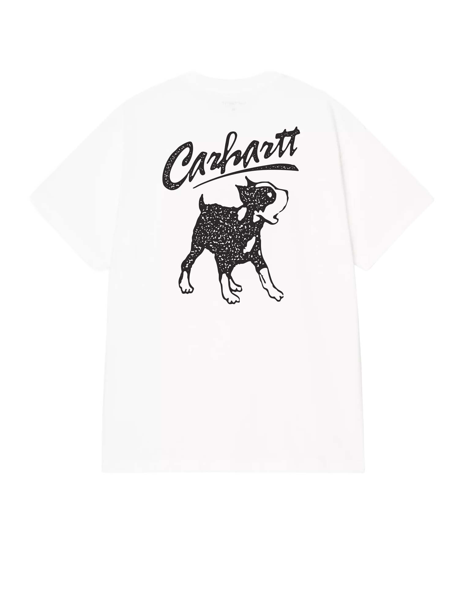 Carhartt Wip S/S Pup T-Shirt Bianco