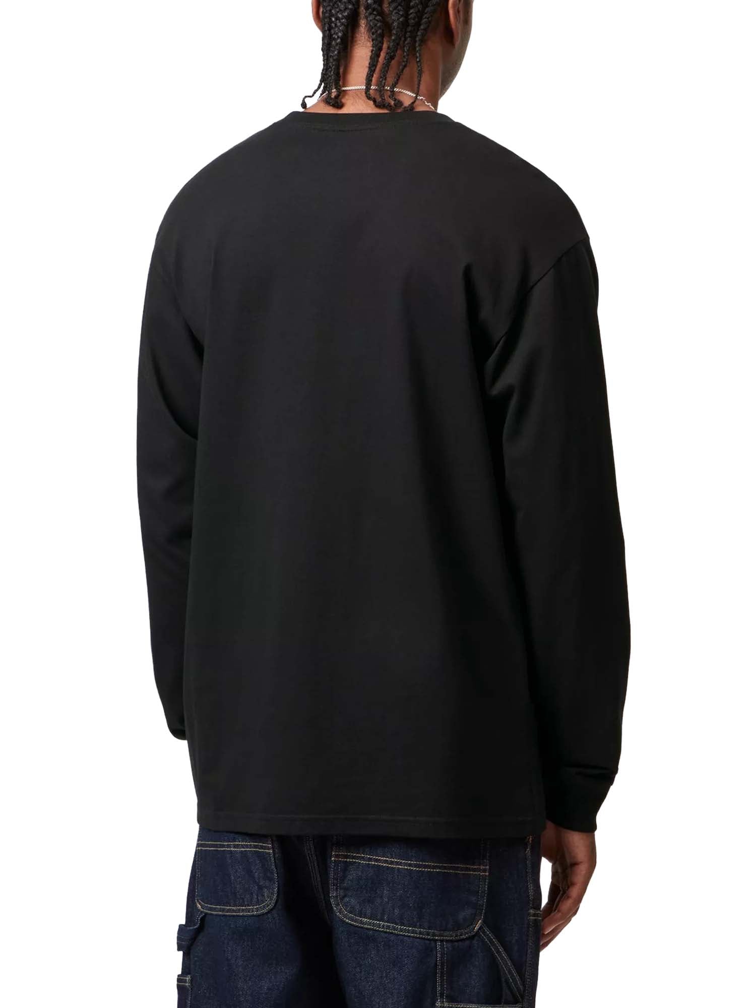 Carhartt Wip L/S Chase T-Shirt Nero