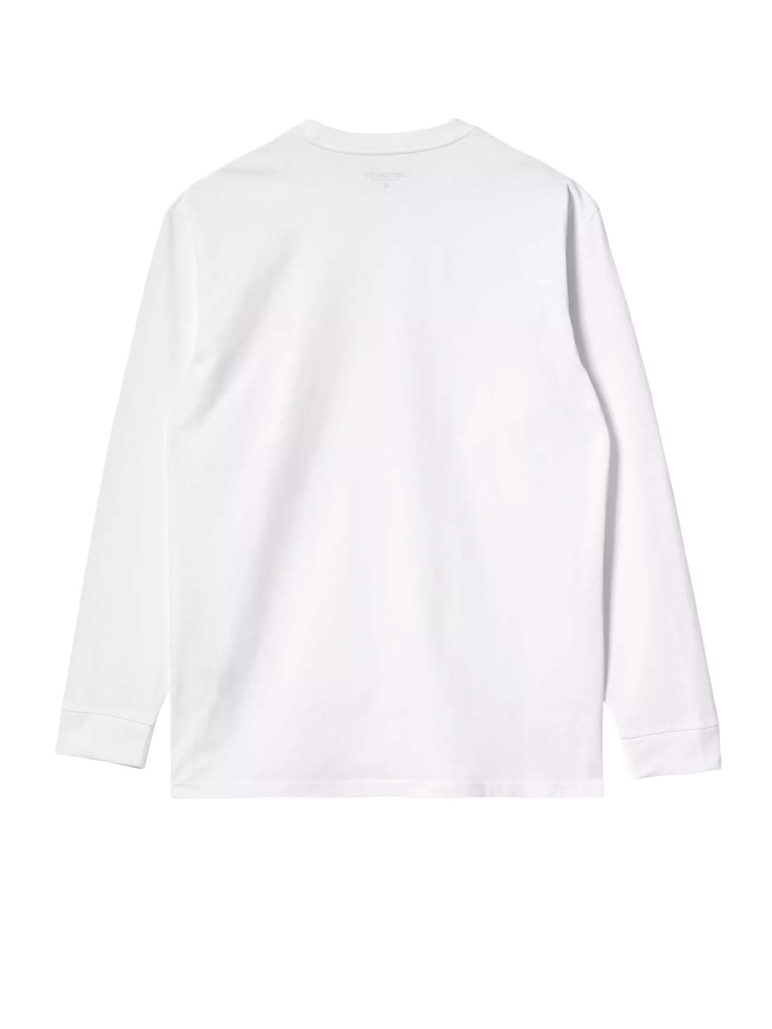 Carhartt Wip L/S Chase T-Shirt Bianco