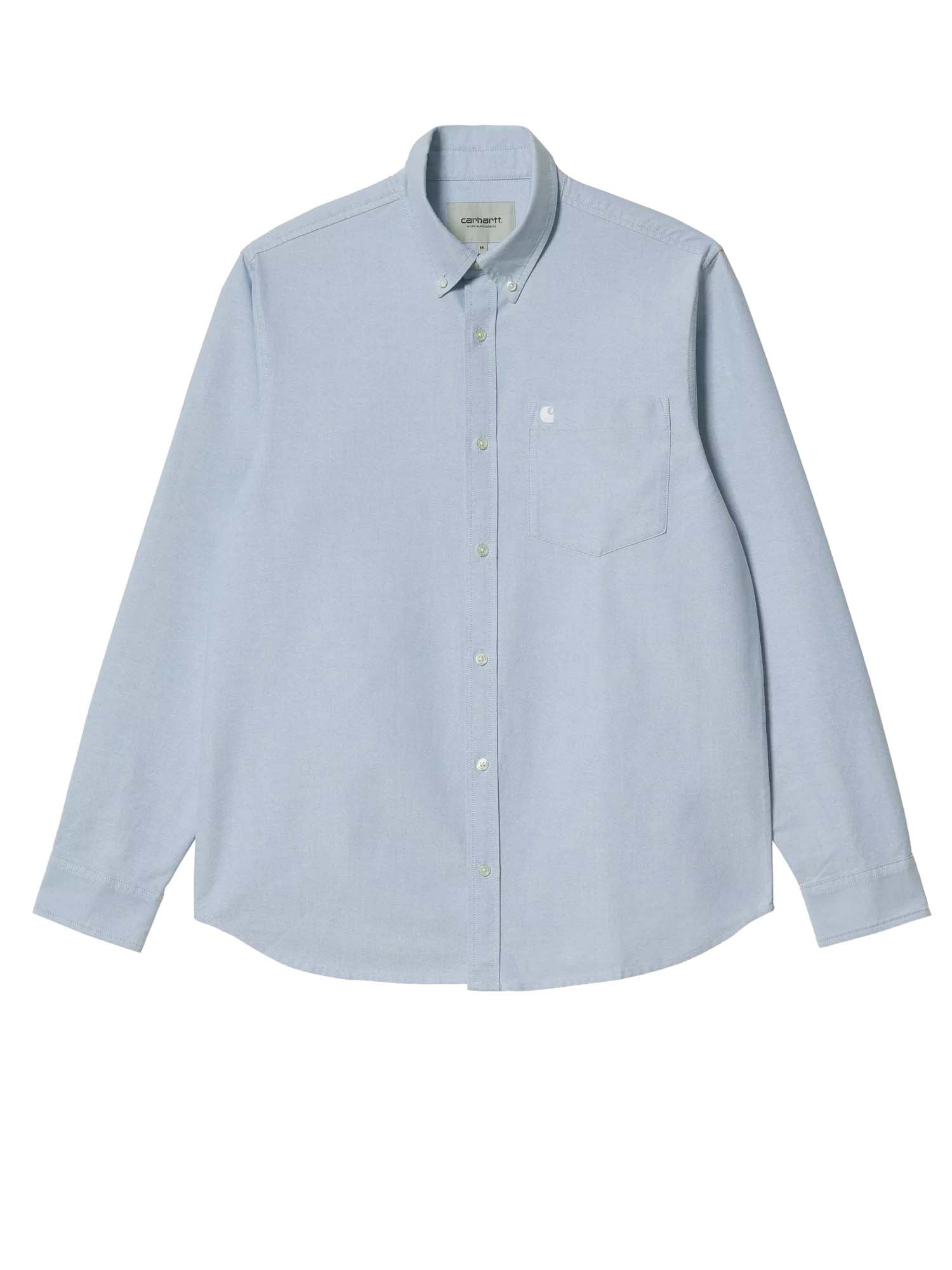 Carhartt Wip L/S C-Logo Shirt Azzurro