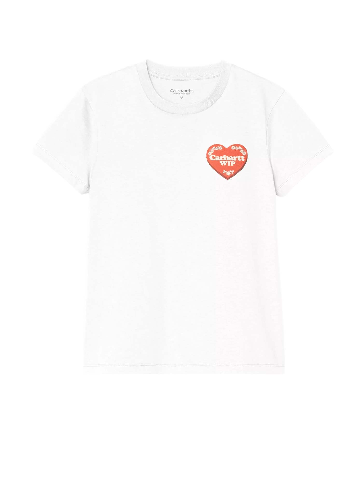 Carhartt Wip Women’s S/S Hartt Case T-Shirt Bianco