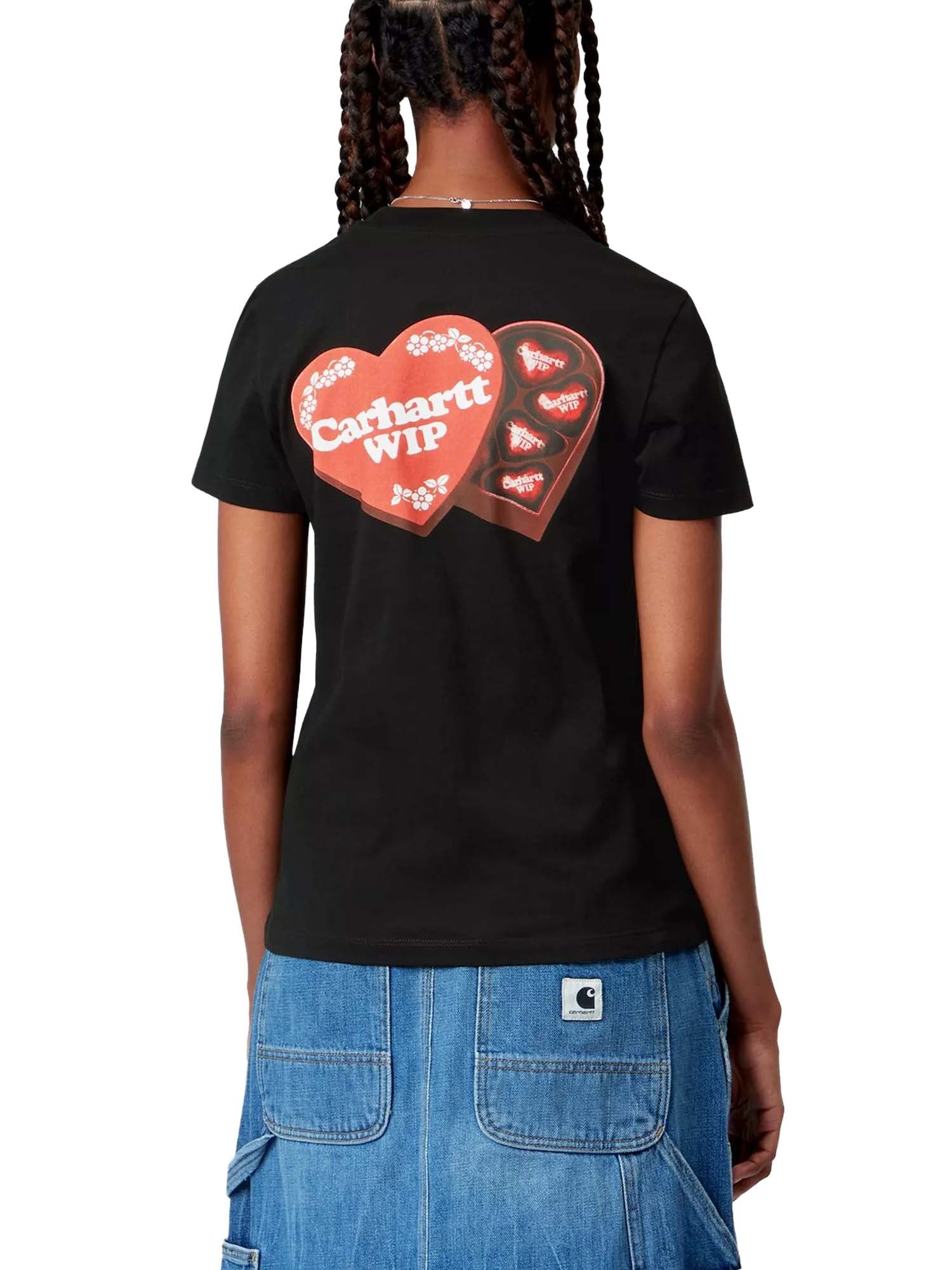 Carhartt Wip Women’s S/S Hartt Case T-Shirt Nero