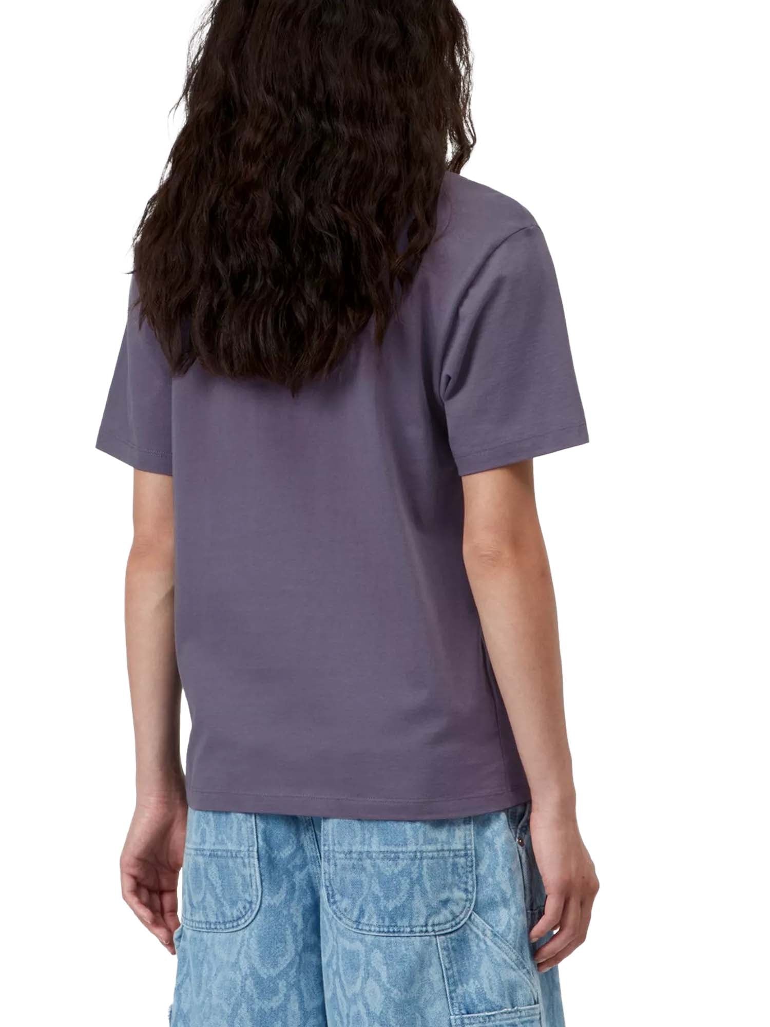 Carhartt Wip W' S/S Script Embroidery T-Shirt Viola