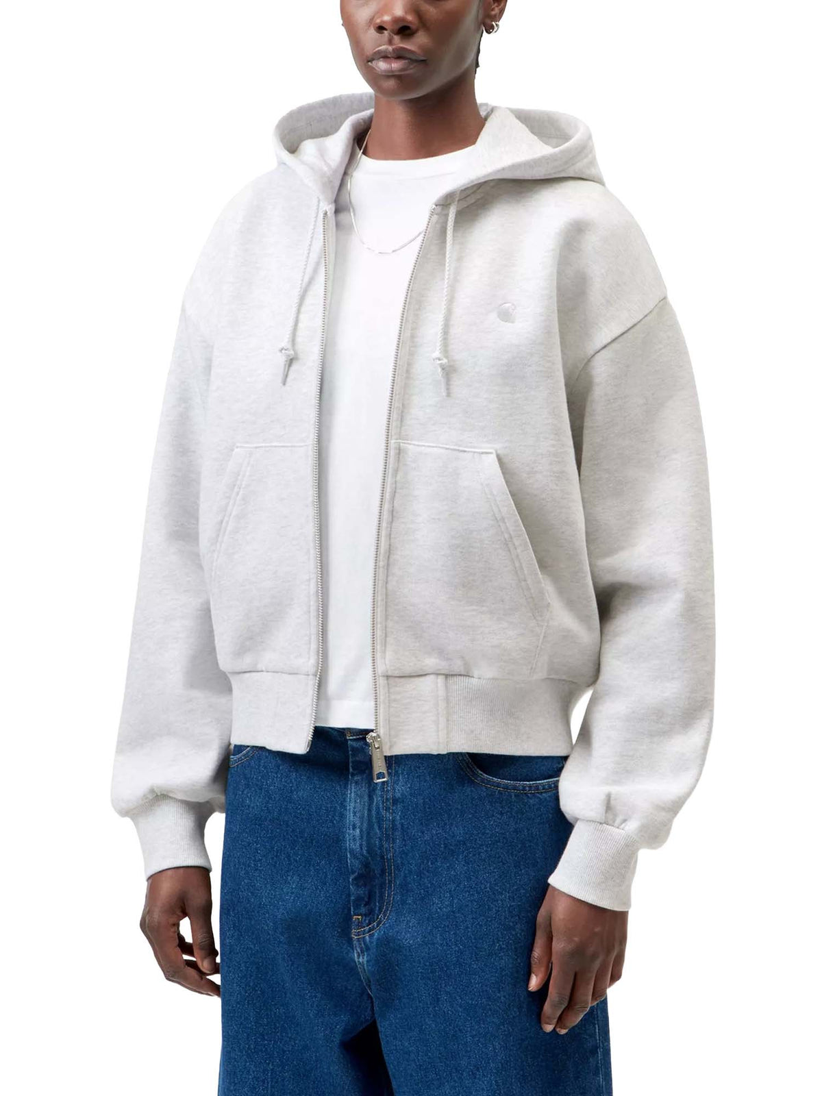 Carhartt Wip W' Hooded Casey Jacket Grigio