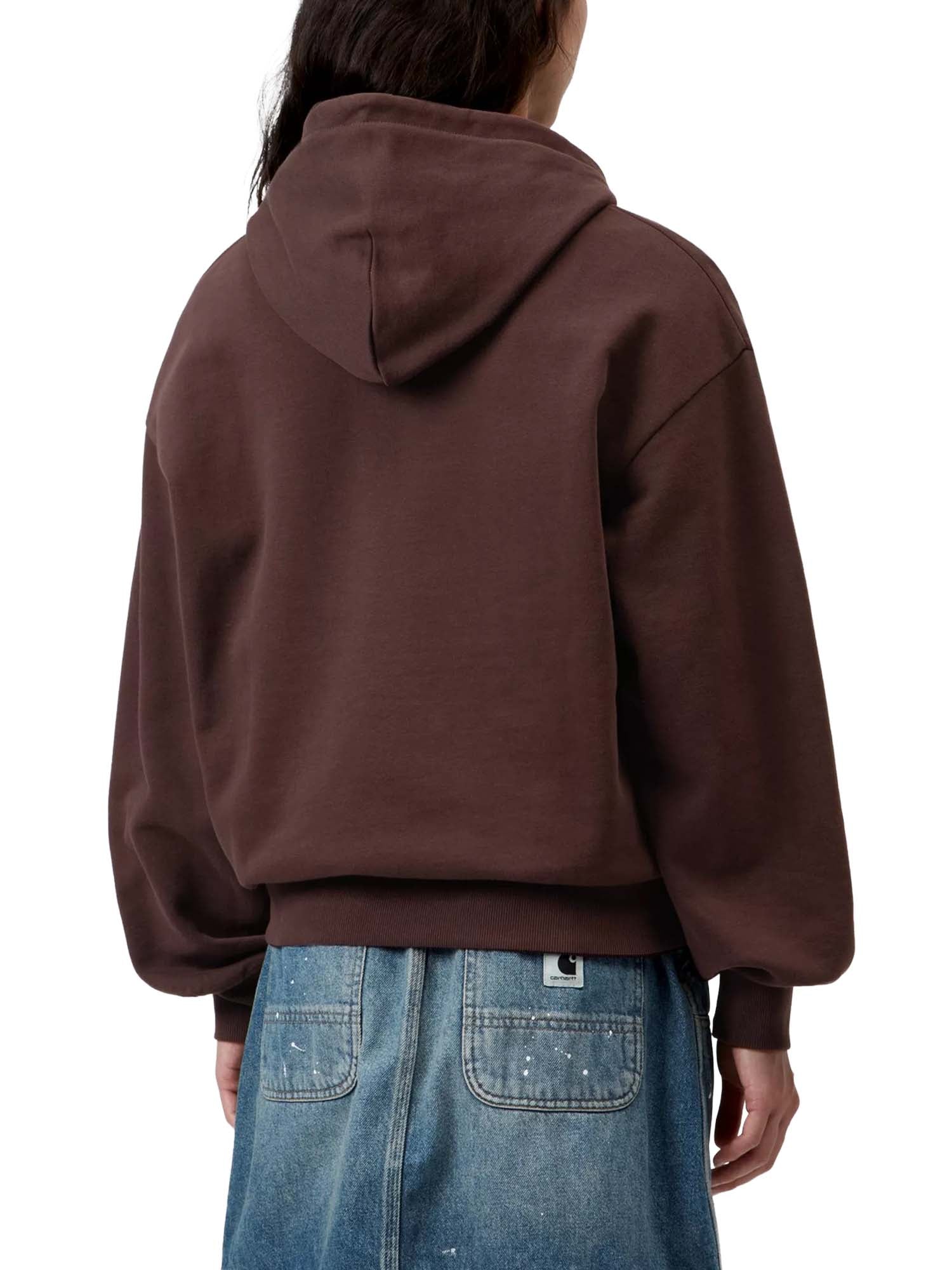 Carhartt Wip Women's Hooded Casey Sweatshirt Marrone