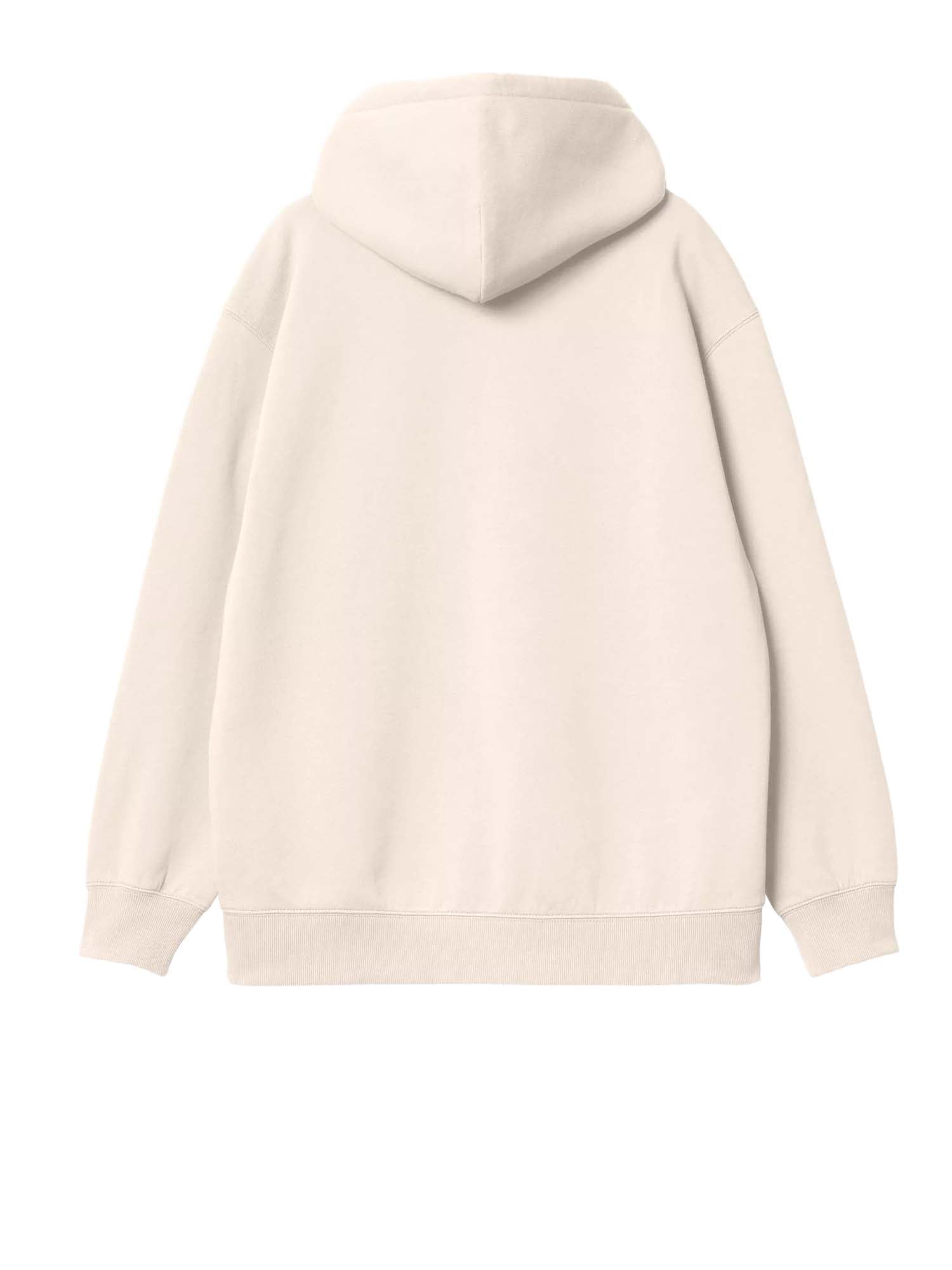 Carhartt Wip Women's Hooded Carhartt Sweatshirt Beige