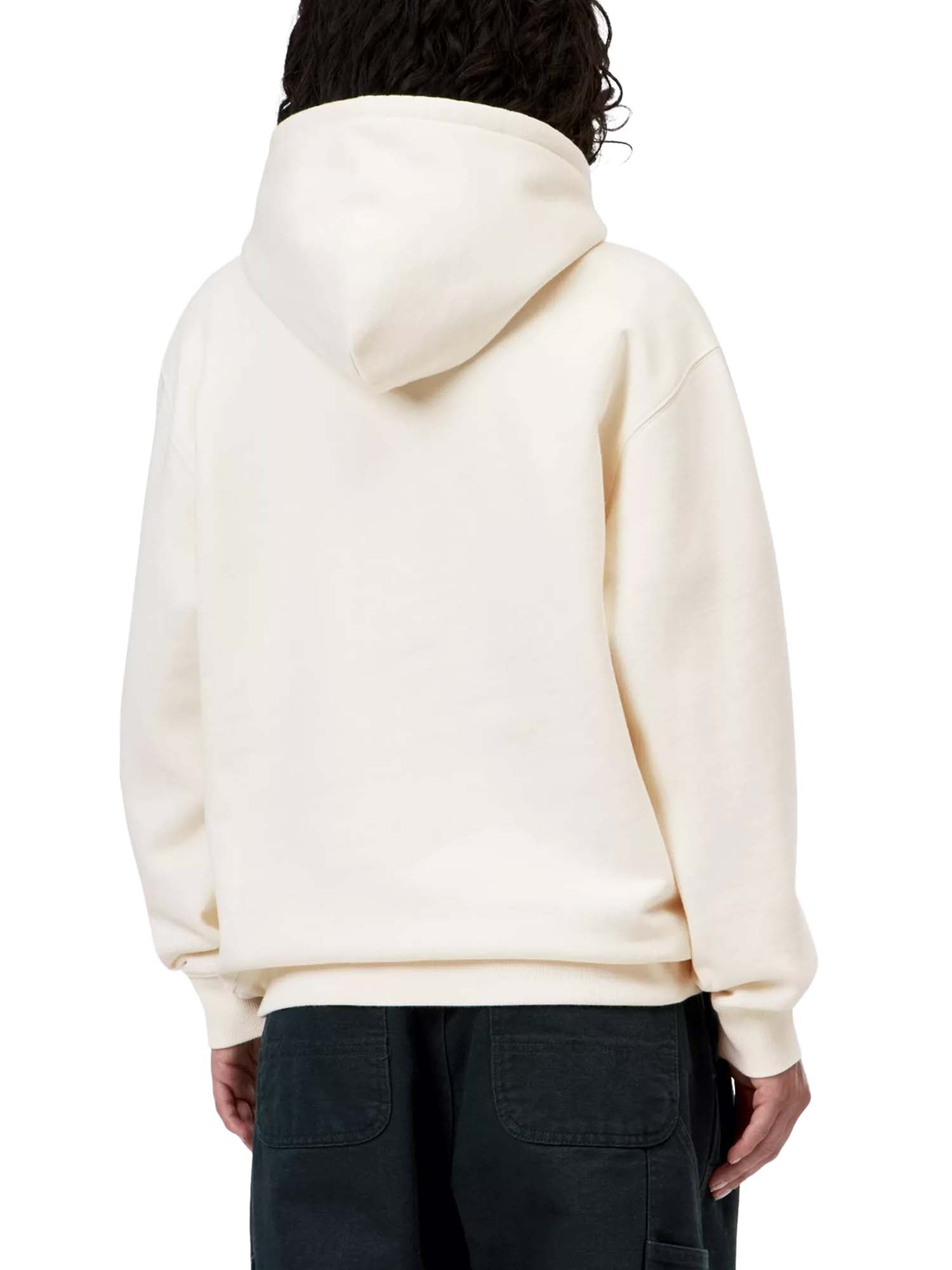 Carhartt Wip Women's Hooded Carhartt Sweatshirt Beige